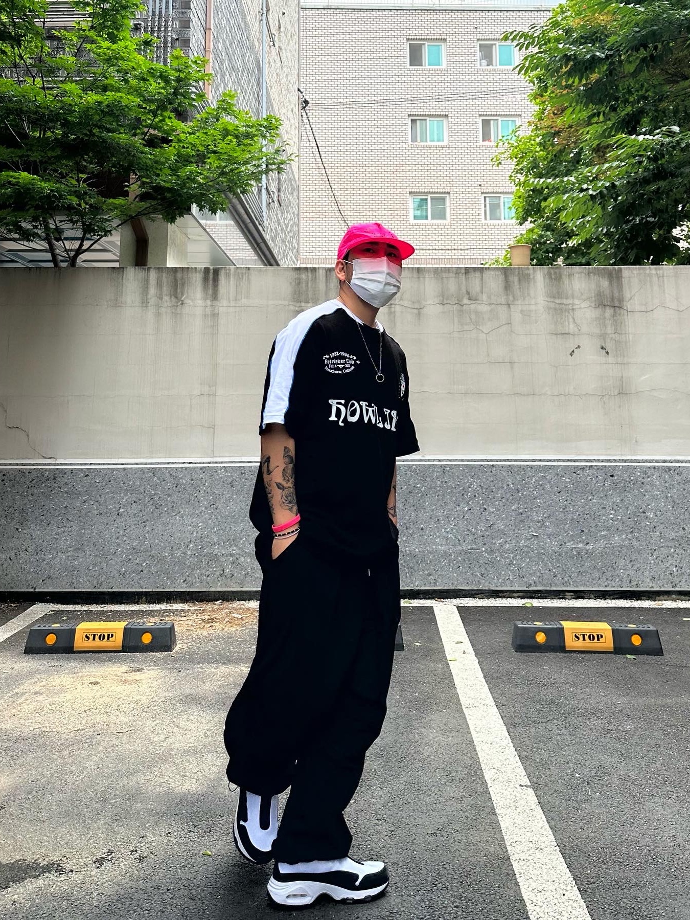 Nike x Comme des Garcons Homme Plus Air Max Sunder SP White Black 착용 스타일 - 2