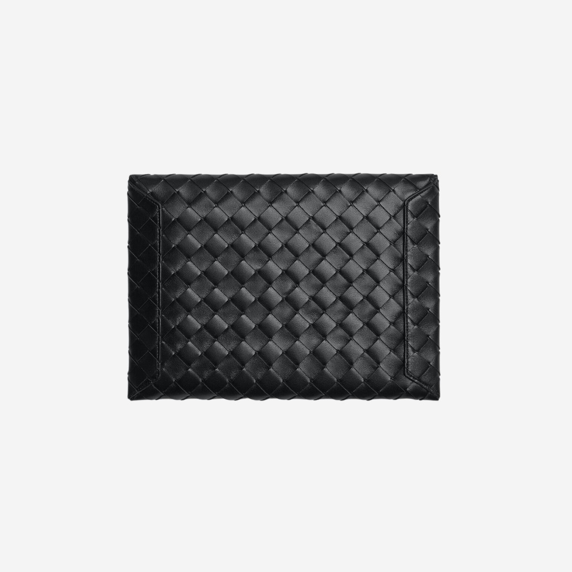 Bottega Veneta Flap Pouch Black 상세 이미지 3