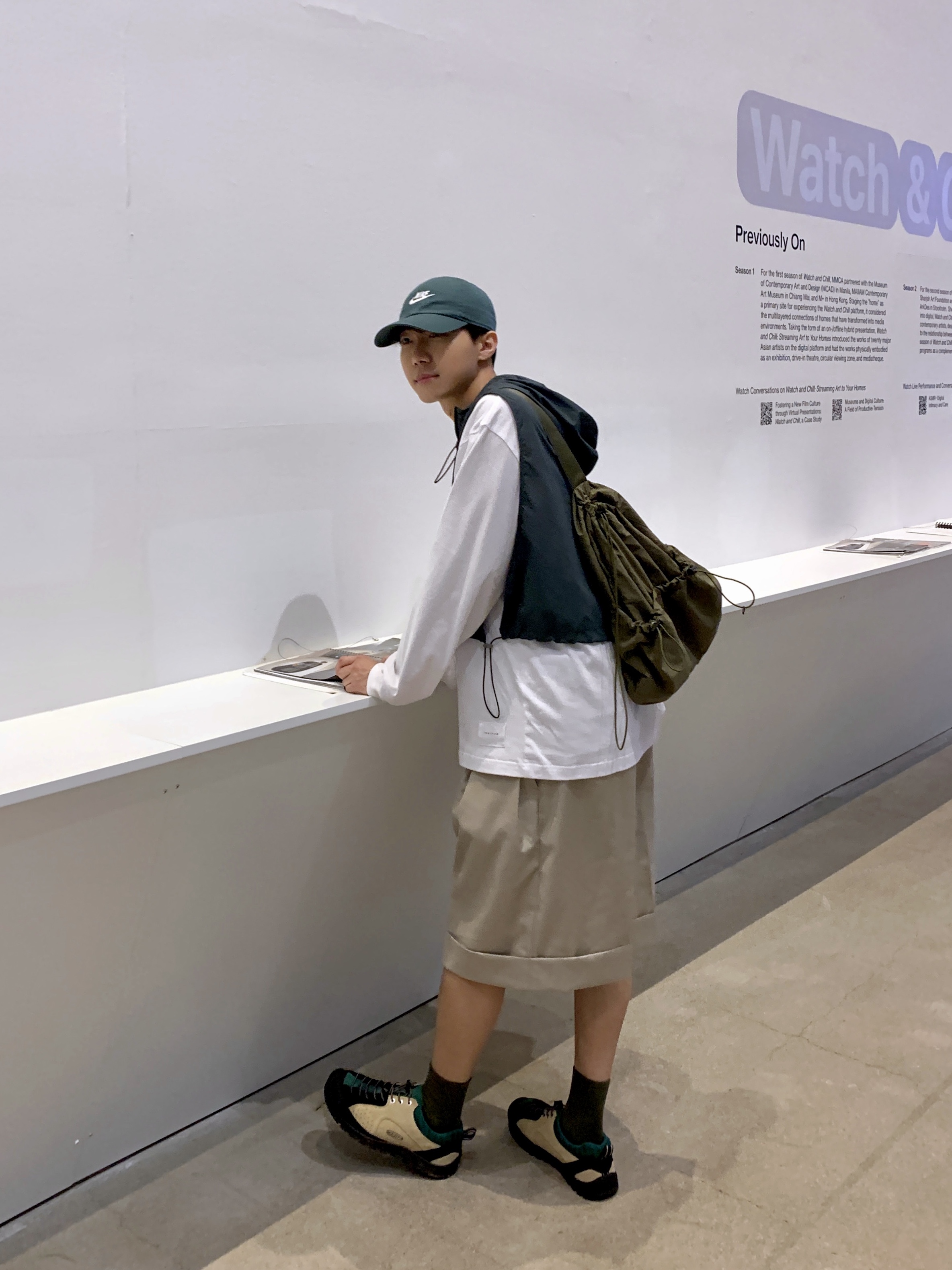 Keen Jasper Rocks SP Sneakers Taos Taupe, Nike Heritage 86 Futura Washed Cap Faded Spruce 착용 스타일 - 3