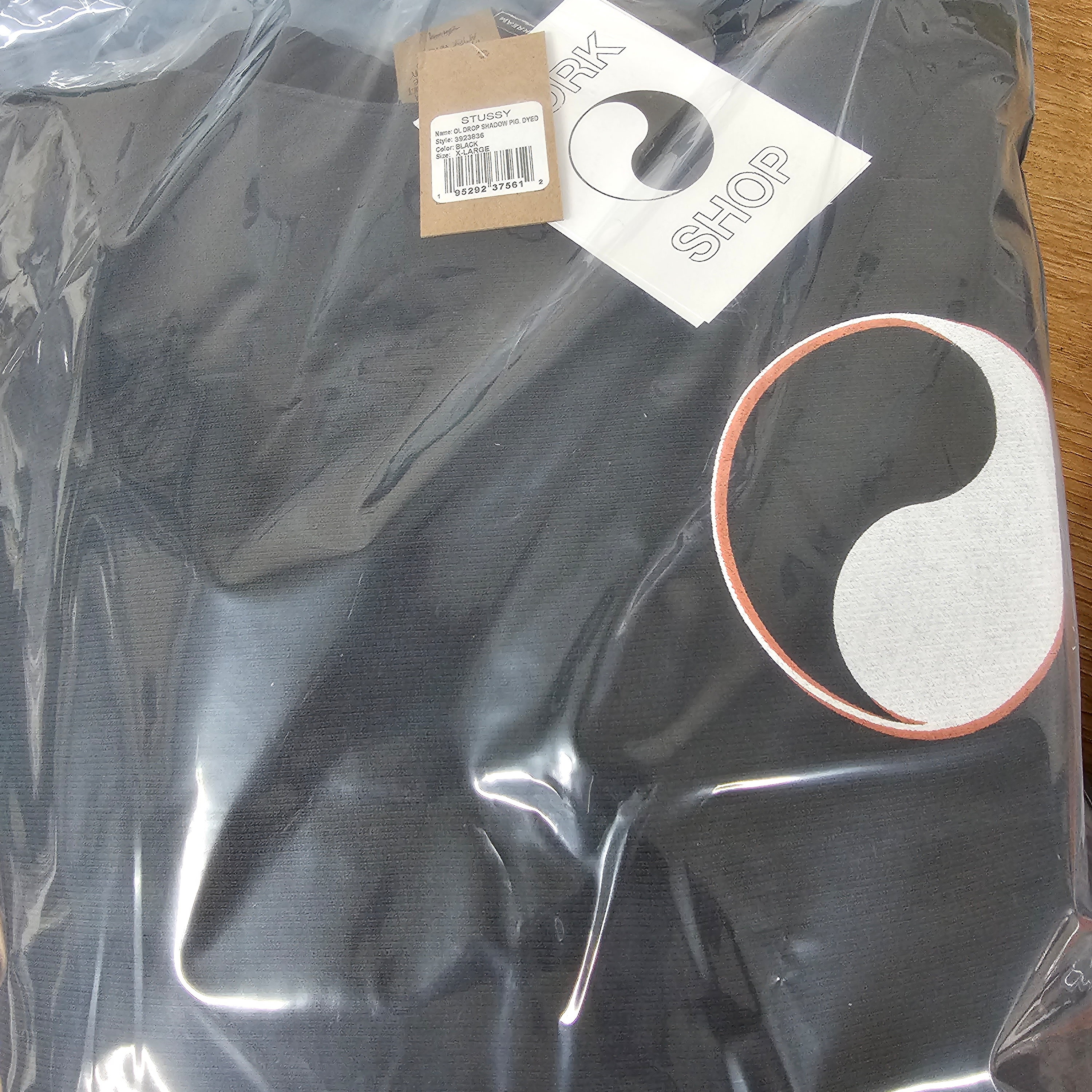 Stussy x Our Legacy Drop Shadow Pigment Dyed Hoodie Black 착용 스타일