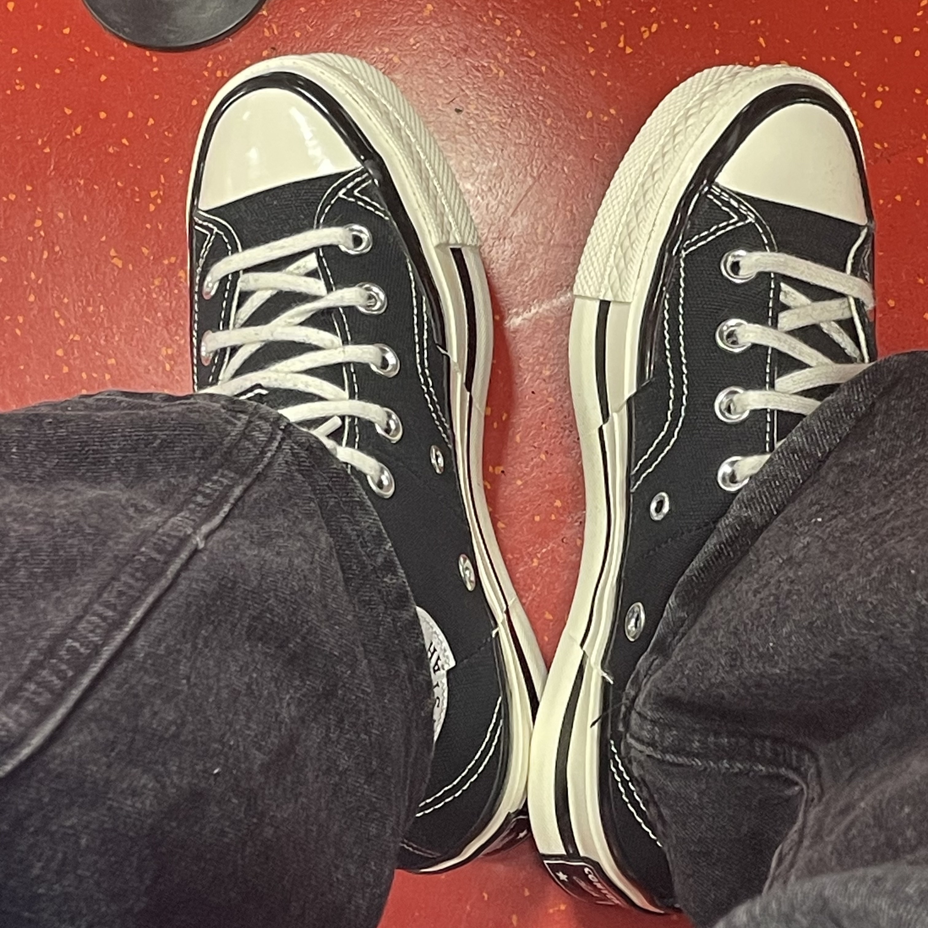 Converse Chuck 70 High Plus Black 착용 스타일 - 2