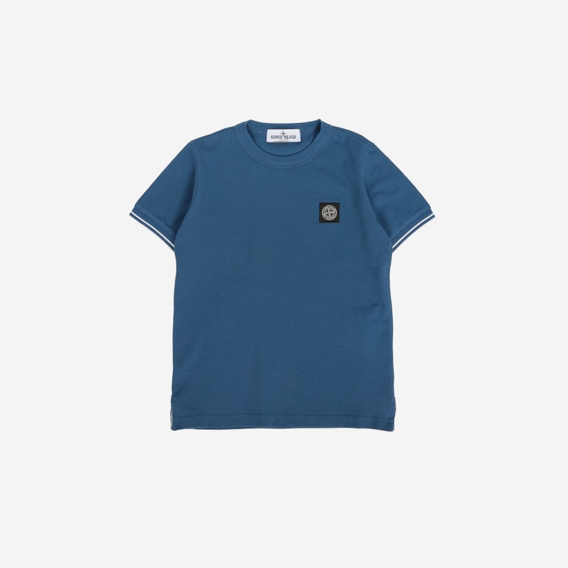 (Kids) Stone Island 20748 T-Shirt Royal Blue - 23SS 상세 이미지 1