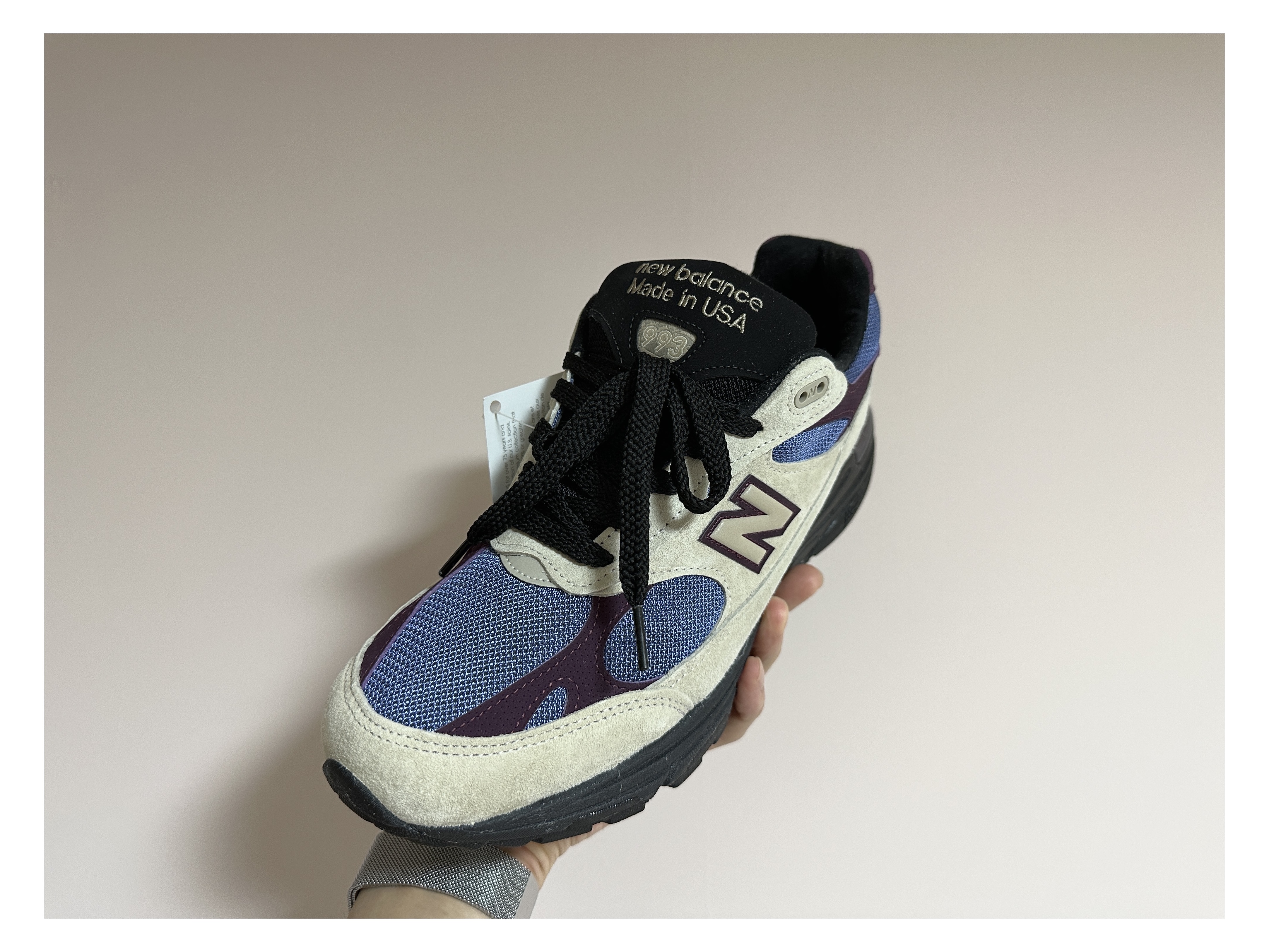 New Balance x Aime Leon Dore 993 Made in USA Taupe 착용 스타일 - 2
