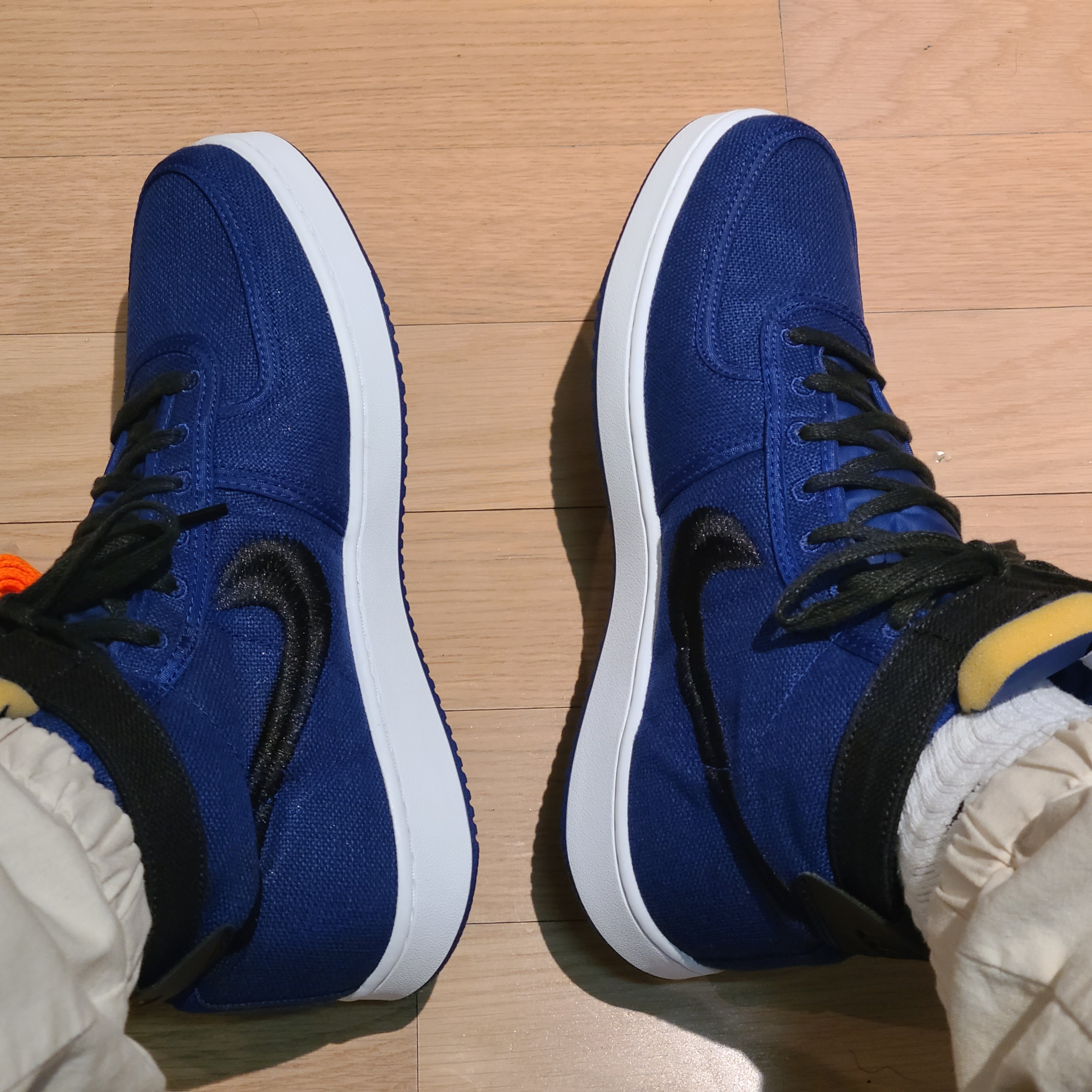 Nike x Stussy Vandal High Deep Royal Blue 착용 스타일 - 4