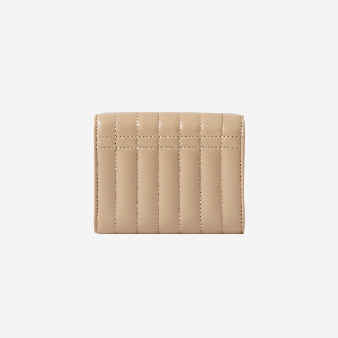 Burberry Quilted Leather Small Lola Folding Wallet Oat Beige 상세 이미지 3