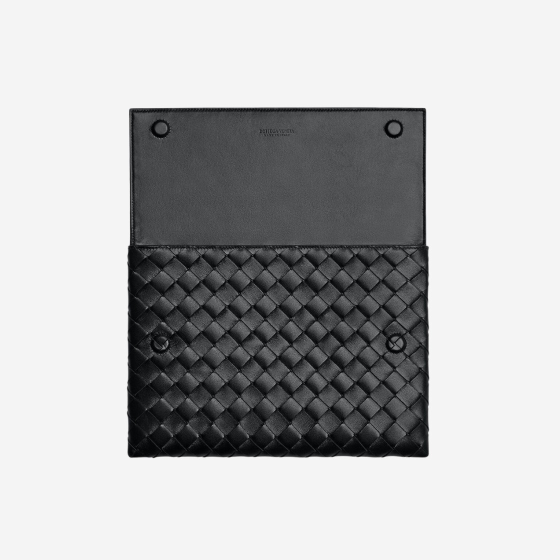 Bottega Veneta Flap Pouch Black 상세 이미지 2