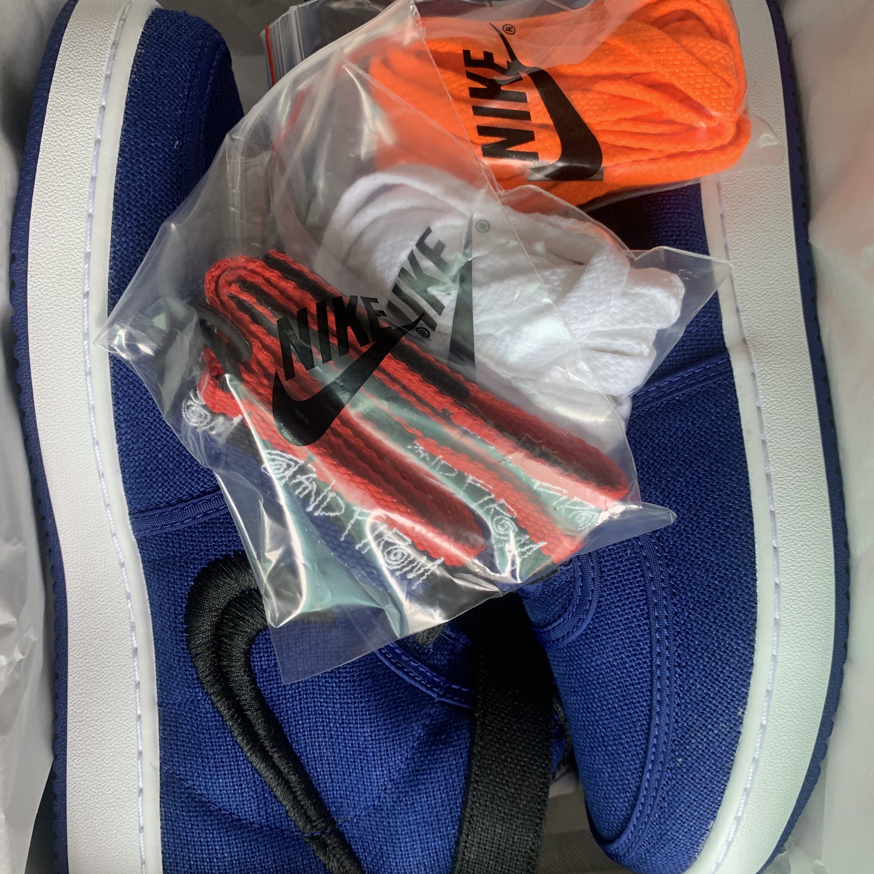 Nike x Stussy Vandal High Deep Royal Blue 착용 스타일 - 2
