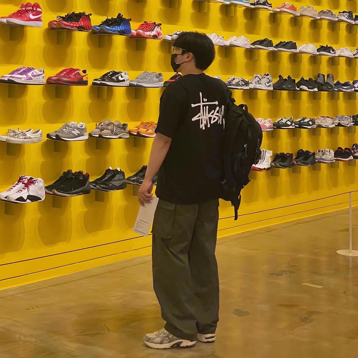 Asics x I4P Gel-1130 Glacier Grey Mink, Stussy Basic Stussy T-Shirt Black 2022 착용 스타일