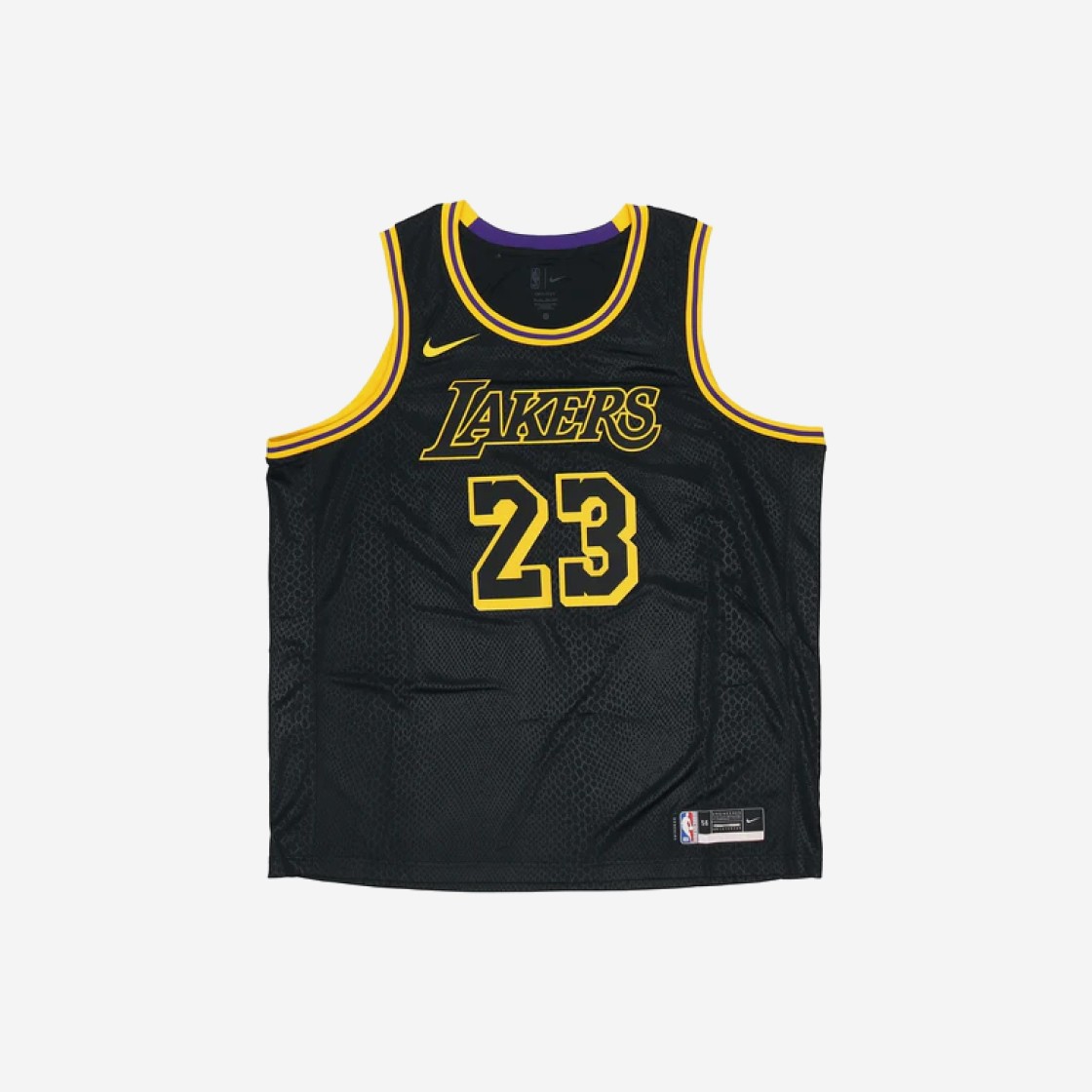 Nike LeBron James LA Lakers Mamba Edition Jersey Black 상세 이미지 1