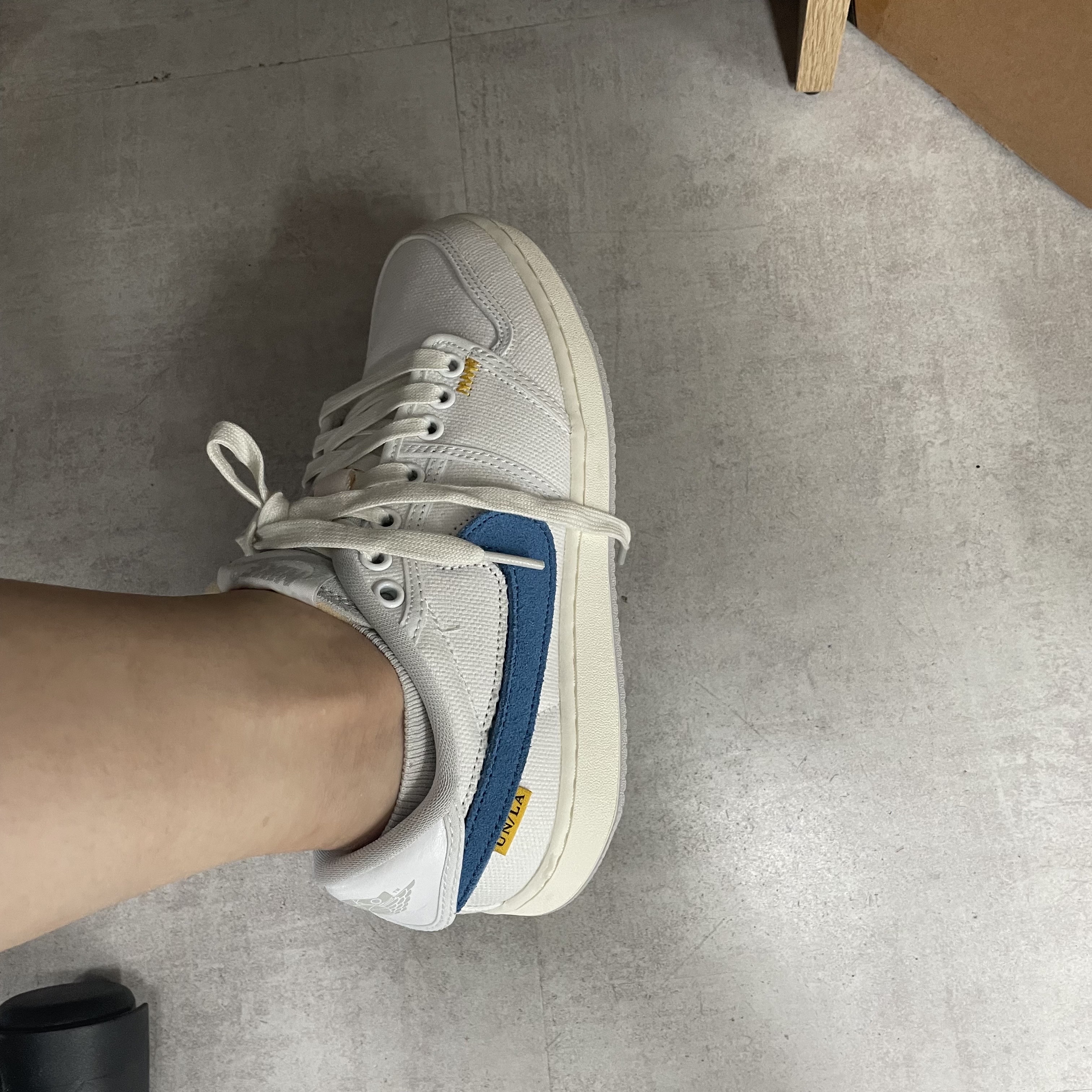 Jordan 1 x Union KO Low White 착용 스타일