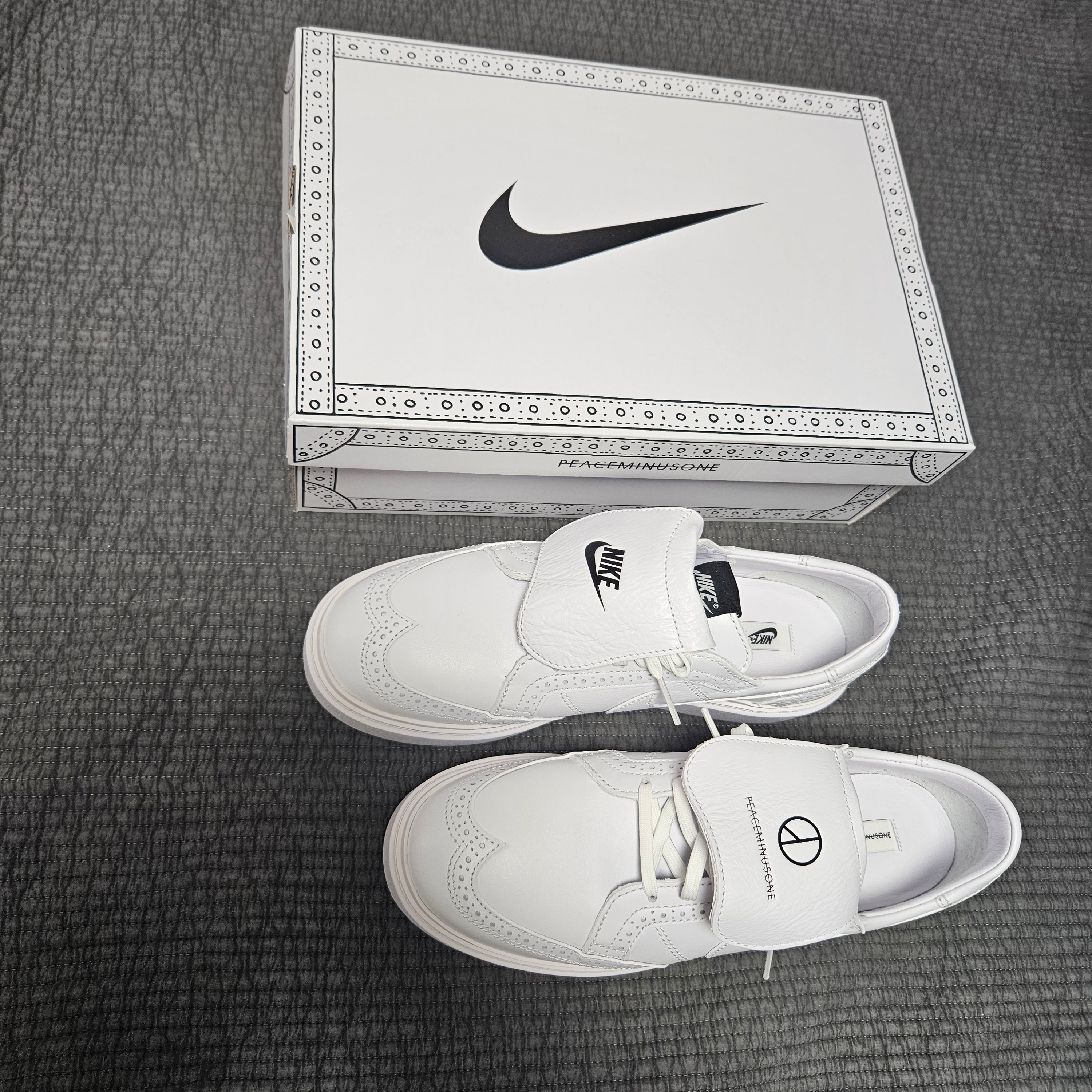 Nike x Peaceminusone Kwondo1 White 착용 스타일