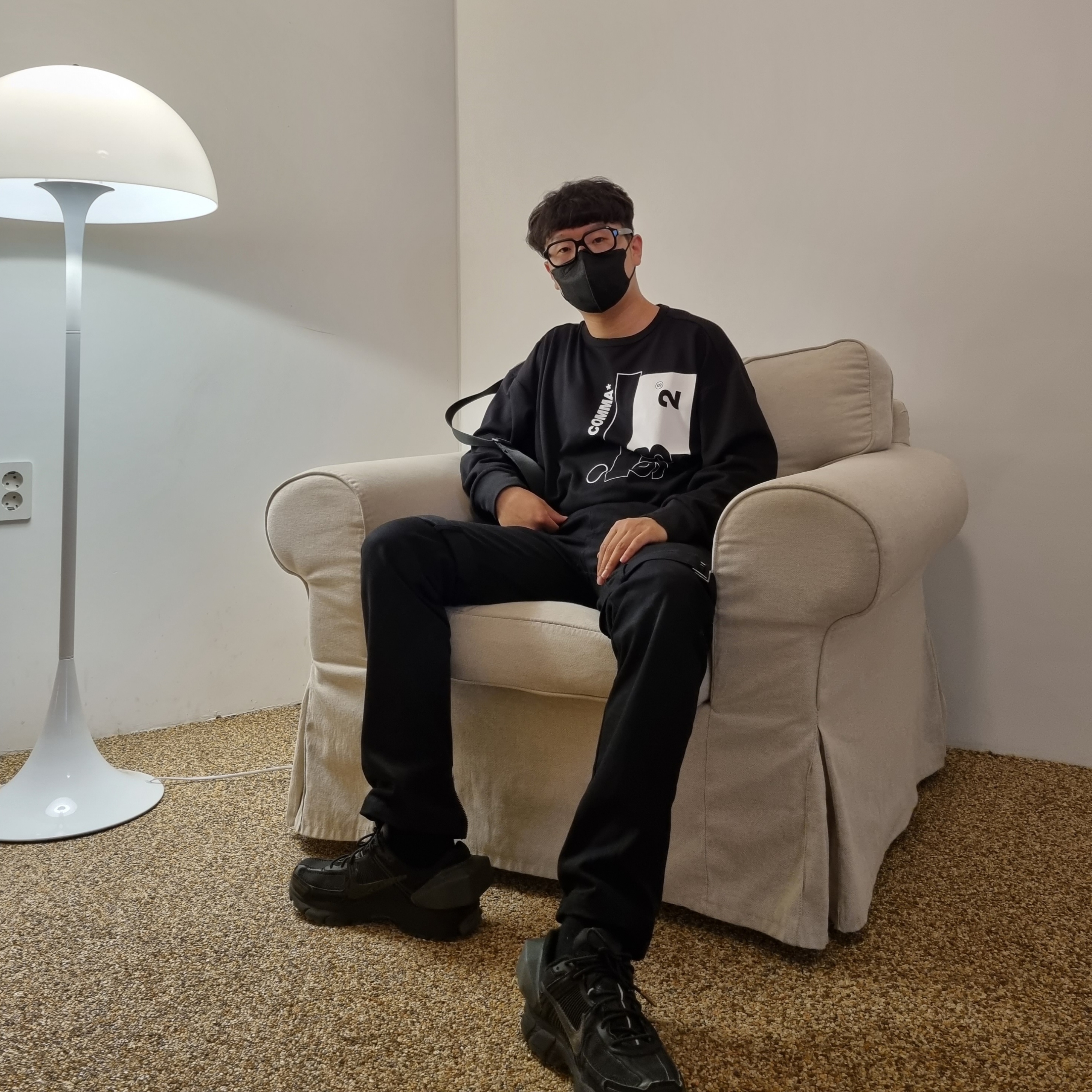 Nike x A-Cold-Wall Zoom Vomero 5 Black 착용 스타일 - 2