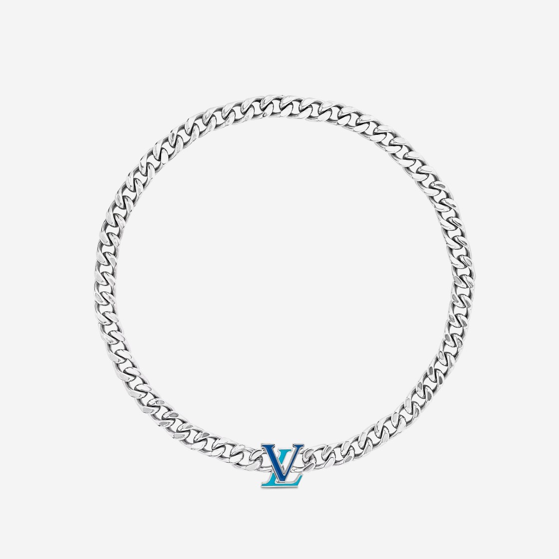 Louis Vuitton LV Chain Necklace Silver 상세 이미지 1