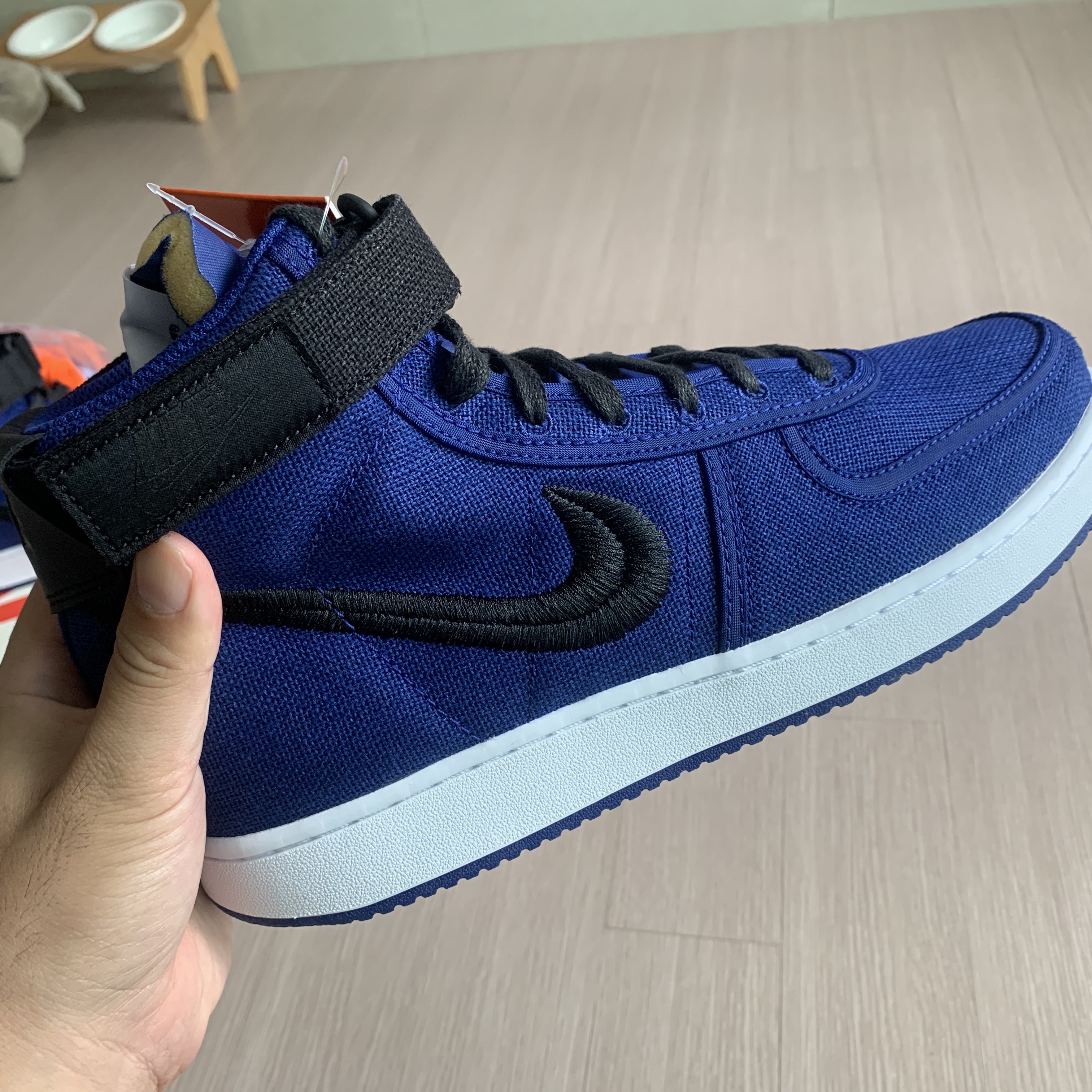 Nike x Stussy Vandal High Deep Royal Blue 착용 스타일 - 5