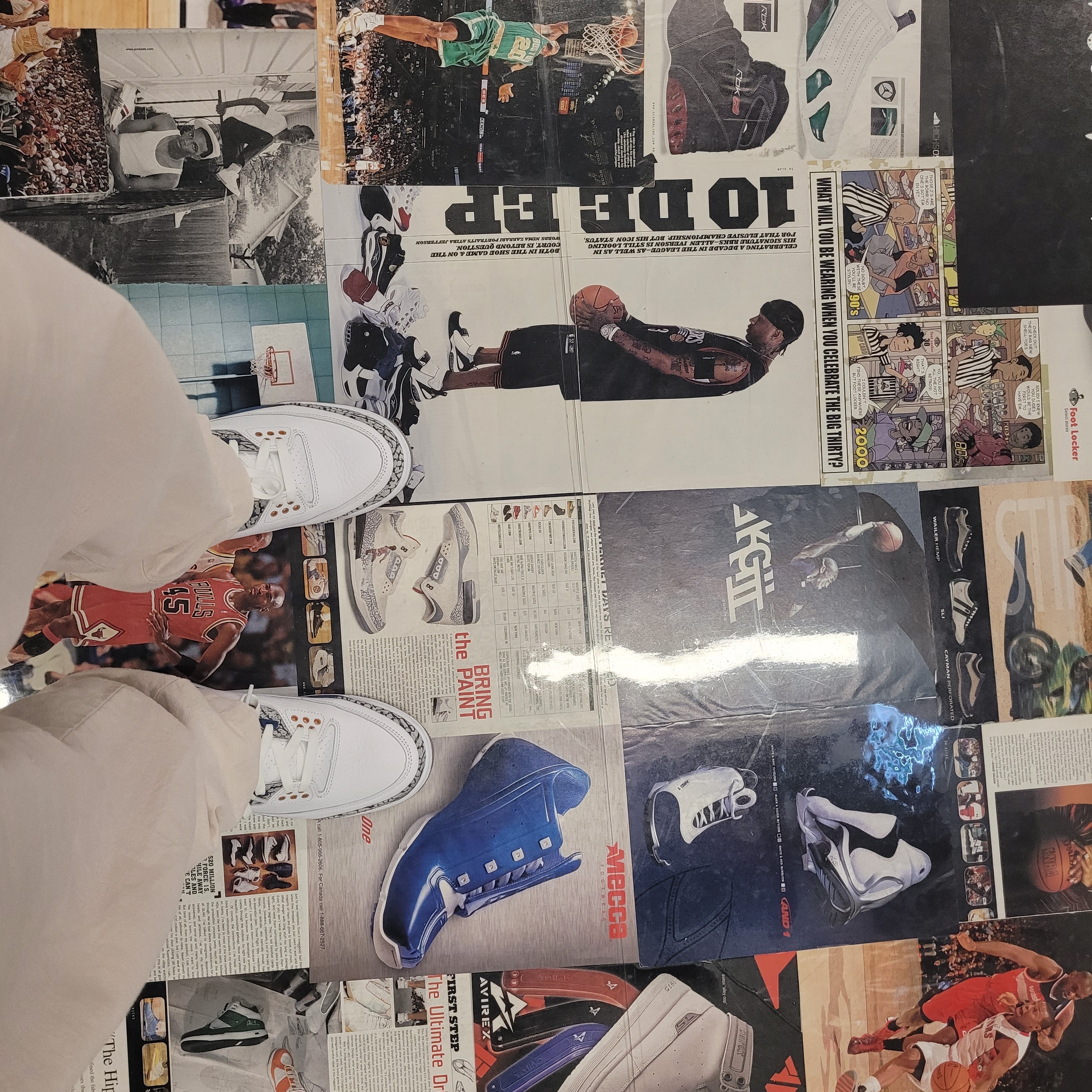 Jordan 3 Retro True Blue and Copper 착용 스타일