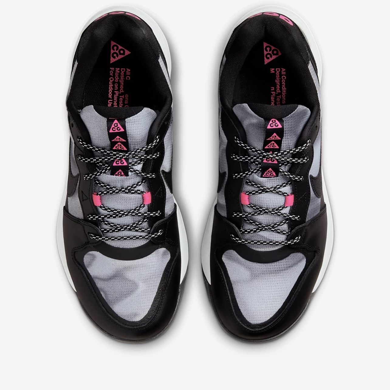 Nike ACG Lowcate SE Black Hyper Pink 착용 스타일 - 5