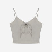 Pepper Pepper Women Eyelet Point Sleeveless Grey