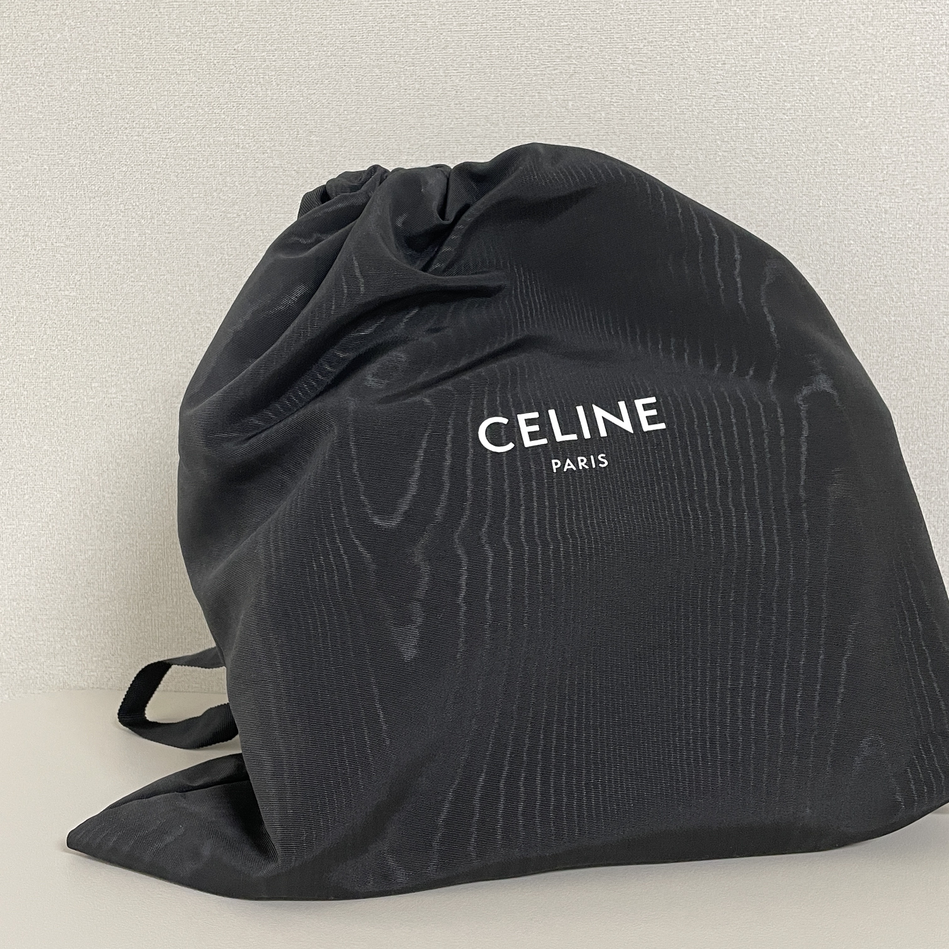 Celine Nano Belt Bag in Grained Calfskin Light Taupe 착용 스타일 - 3