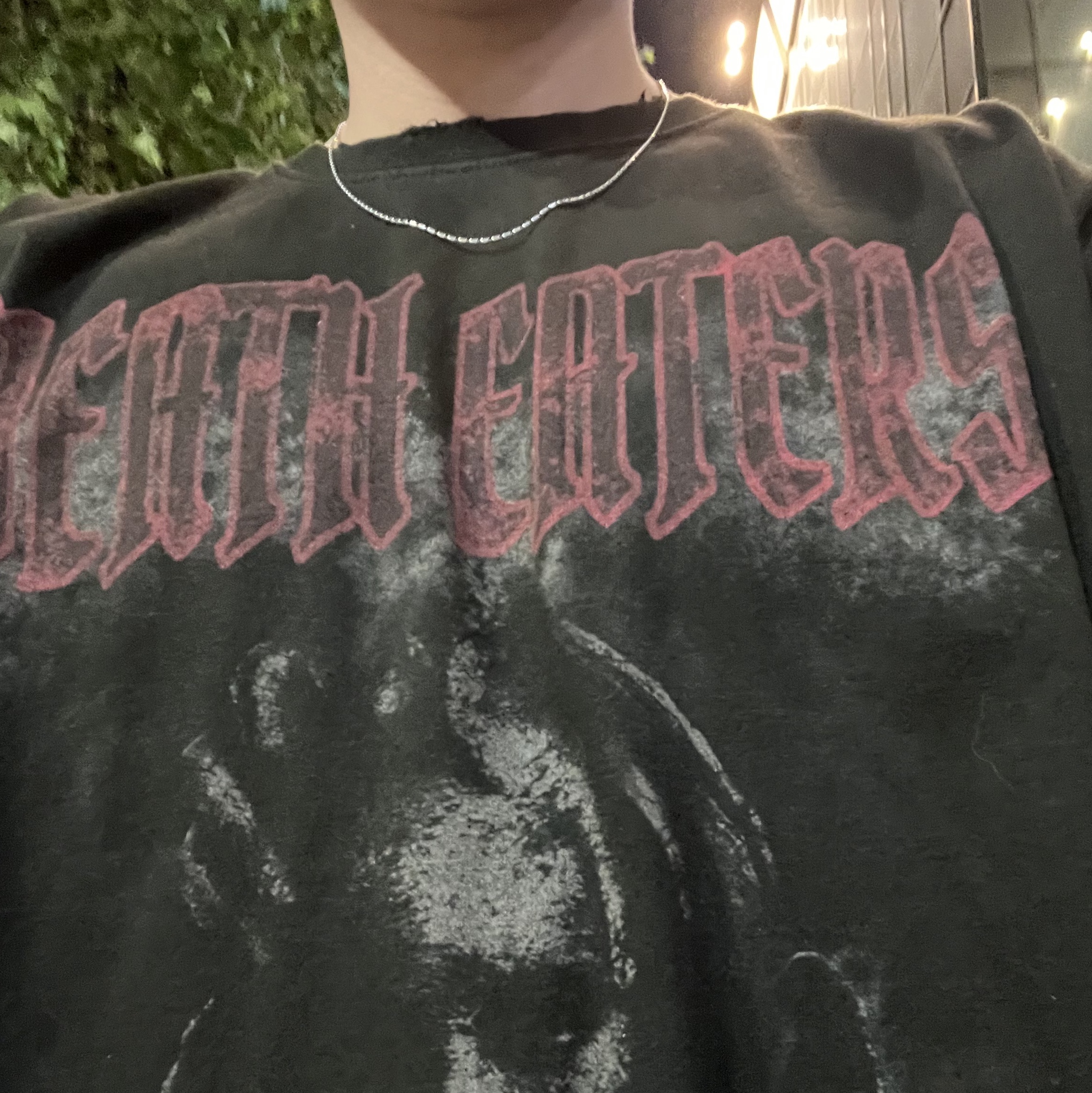 Undermycar Death Eaters Graphic T-Shirt Black - 23SS 착용 스타일