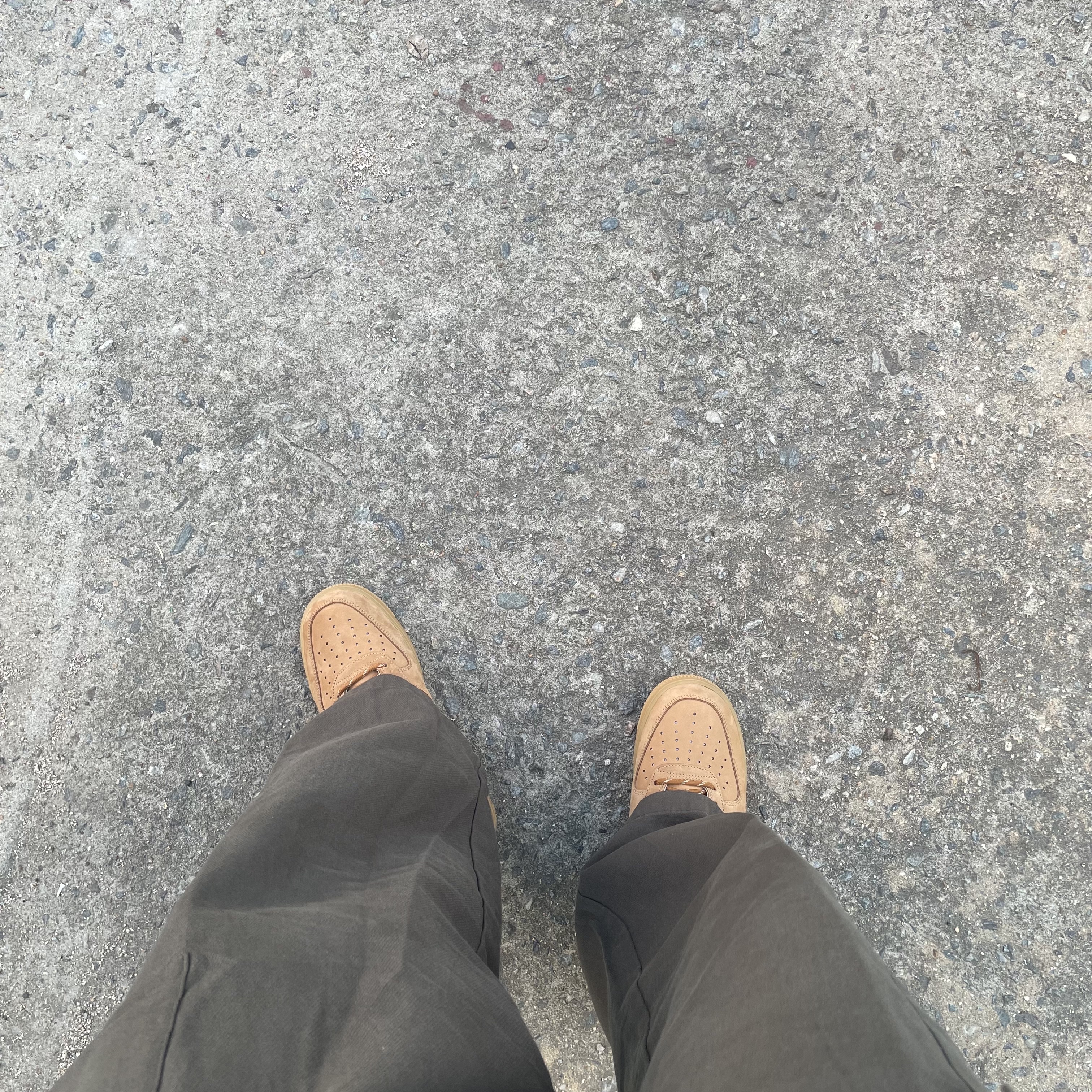 Nike Air Force 1 '07 WB Flax 착용 스타일