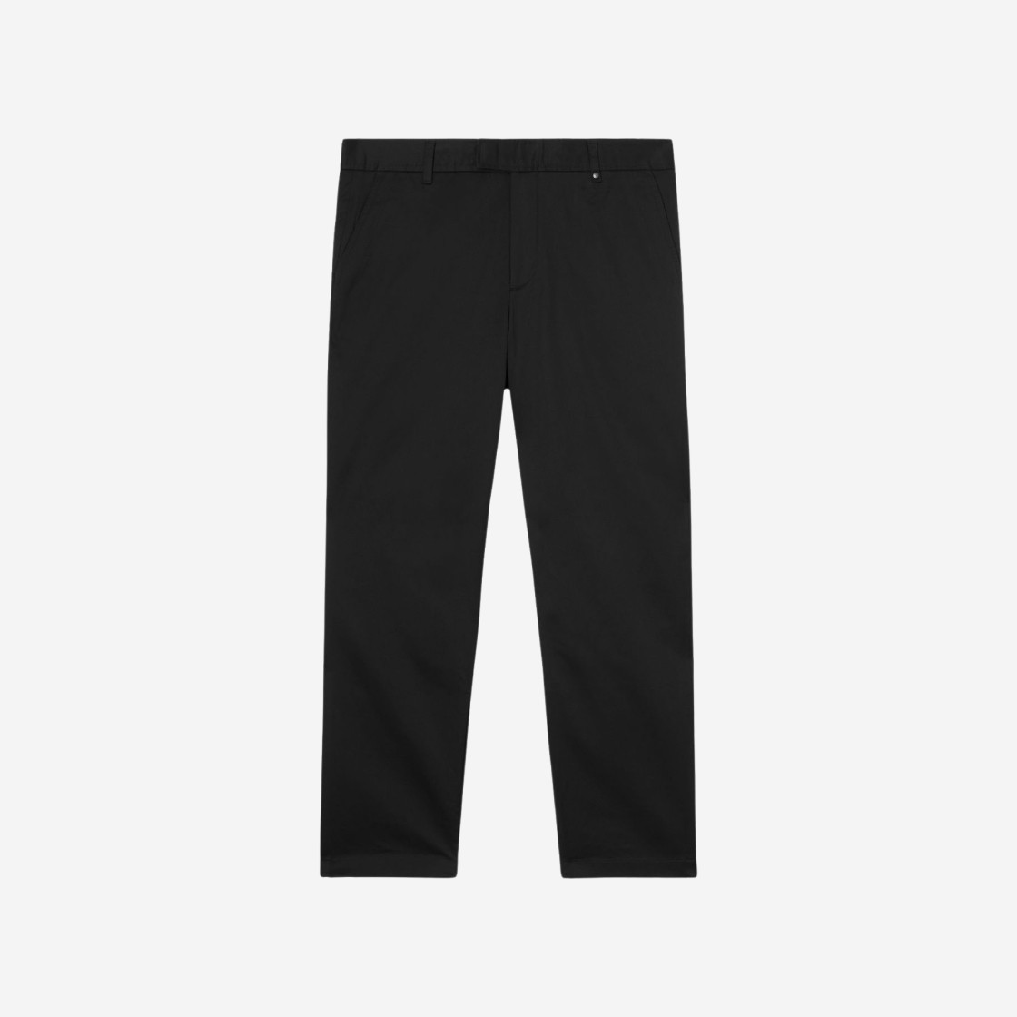 Burberry Slim Fit Monogram Motif Stretch Cotton Chino Black 상세 이미지 1