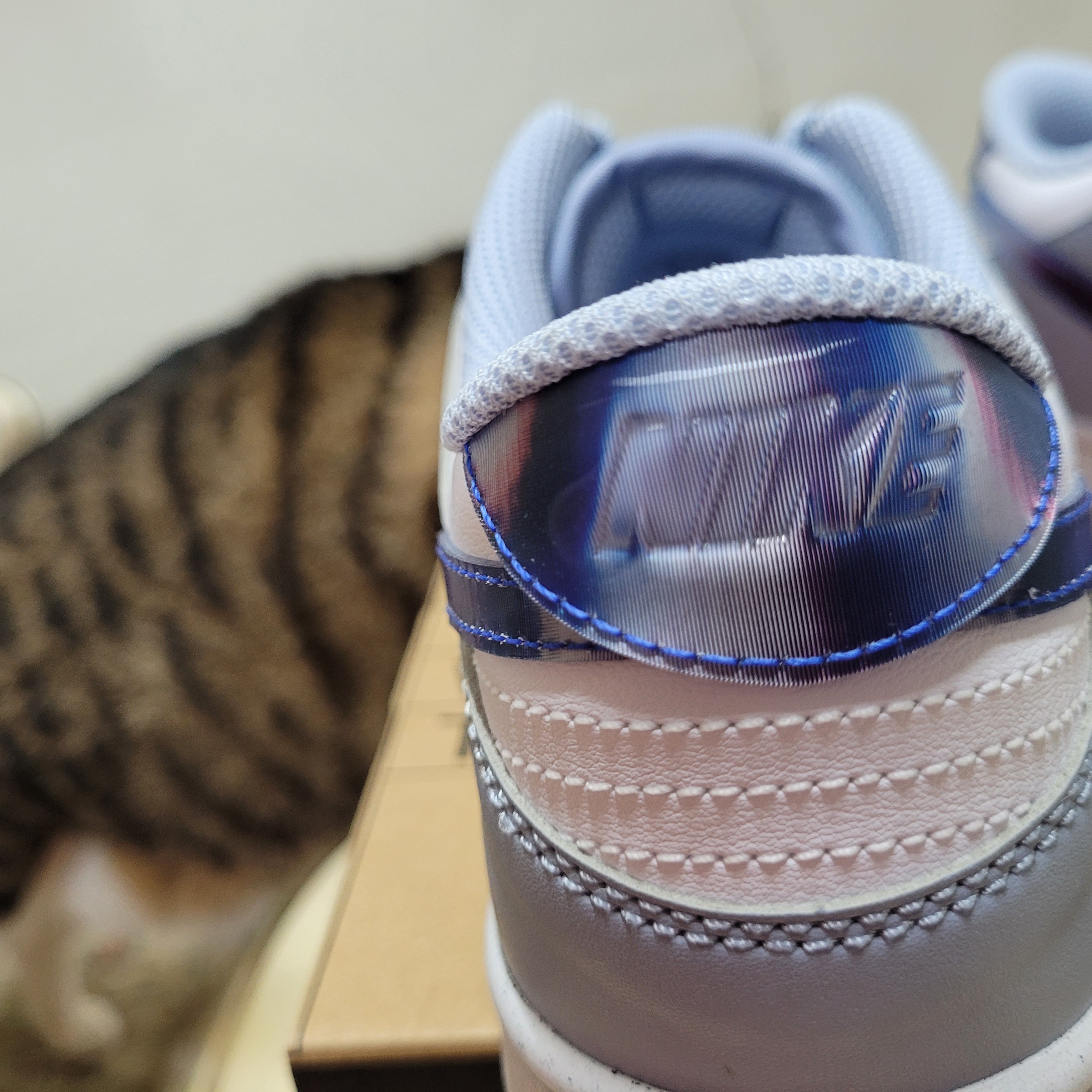 (GS) Nike Dunk Low NN KWE Blue Whisper 착용 스타일 - 4