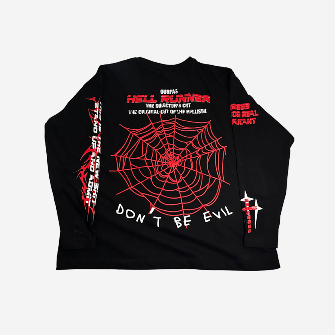 [KREAM 단독] 아워파스 061 헬러너 롱슬리브 블랙([KREAM 단독] Ourpas 061 Hell Runner Long Sleeve Black)