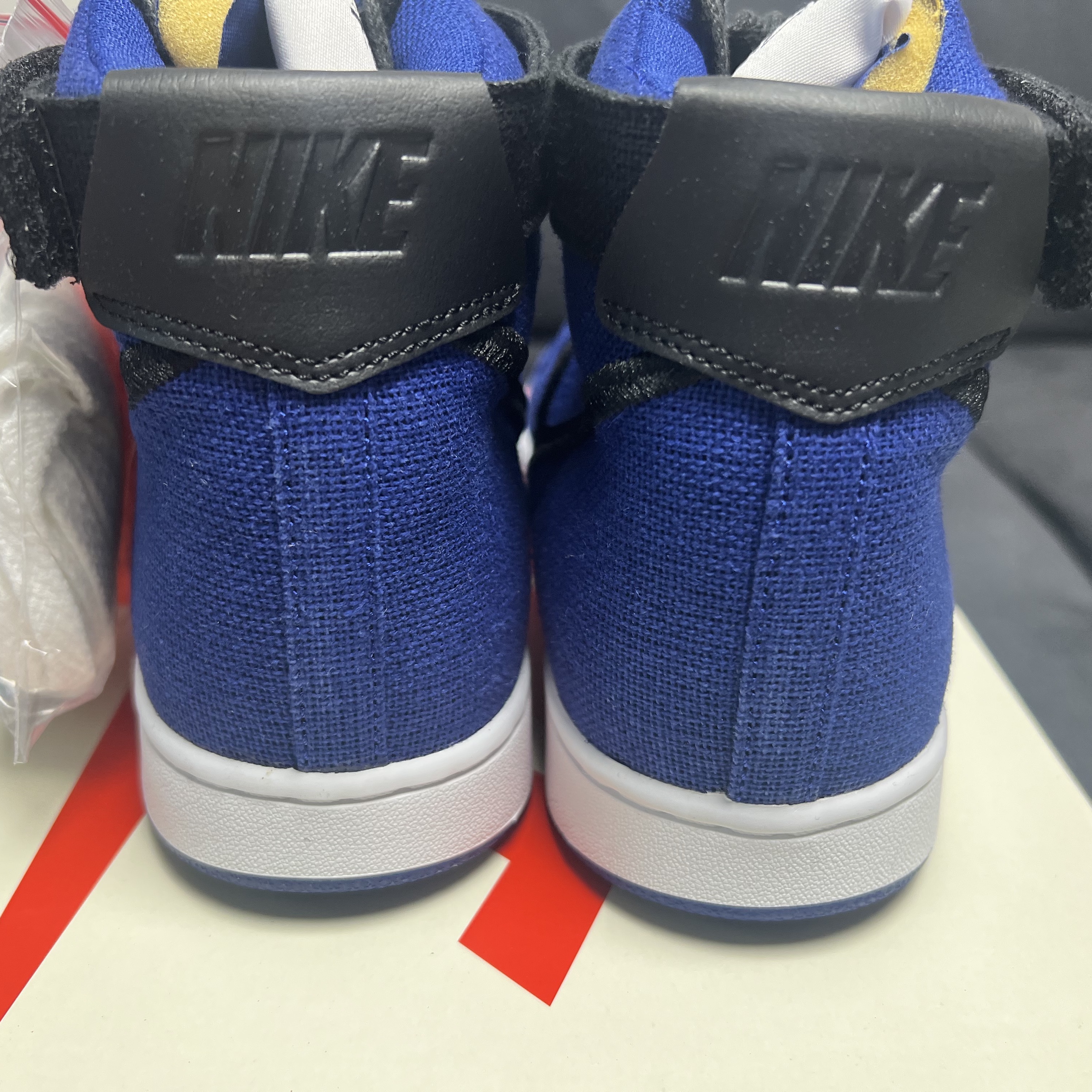 Nike x Stussy Vandal High Deep Royal Blue 착용 스타일 - 3