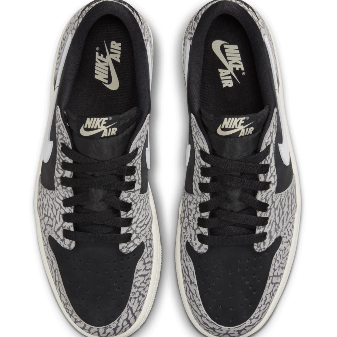 Jordan 1 Retro Low OG Black Cement 착용 스타일 - 3