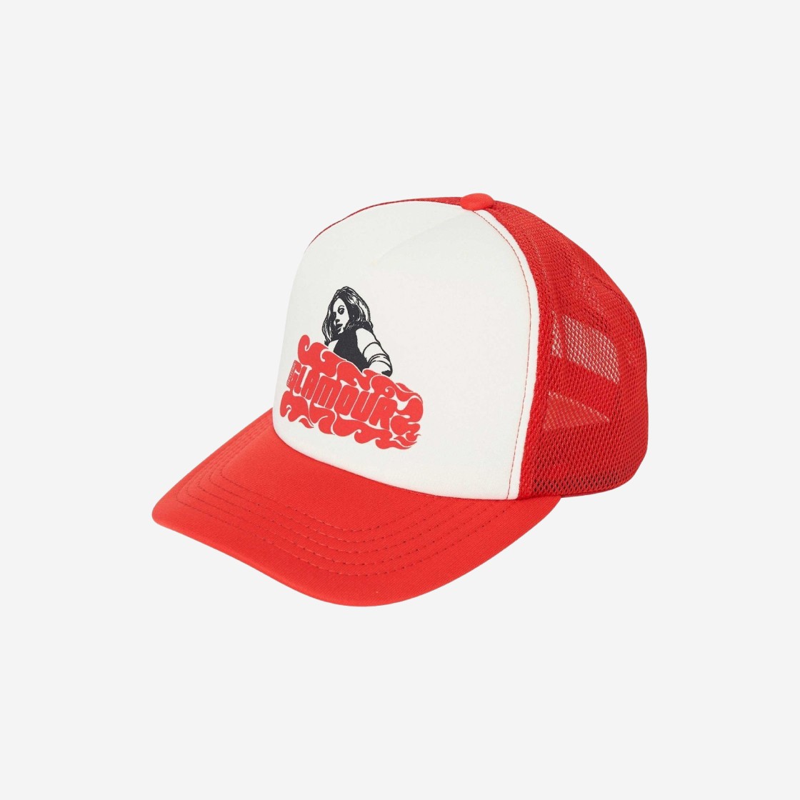 Hysteric Glamour Vixen Girl Mesh Cap Red 상세 이미지 1