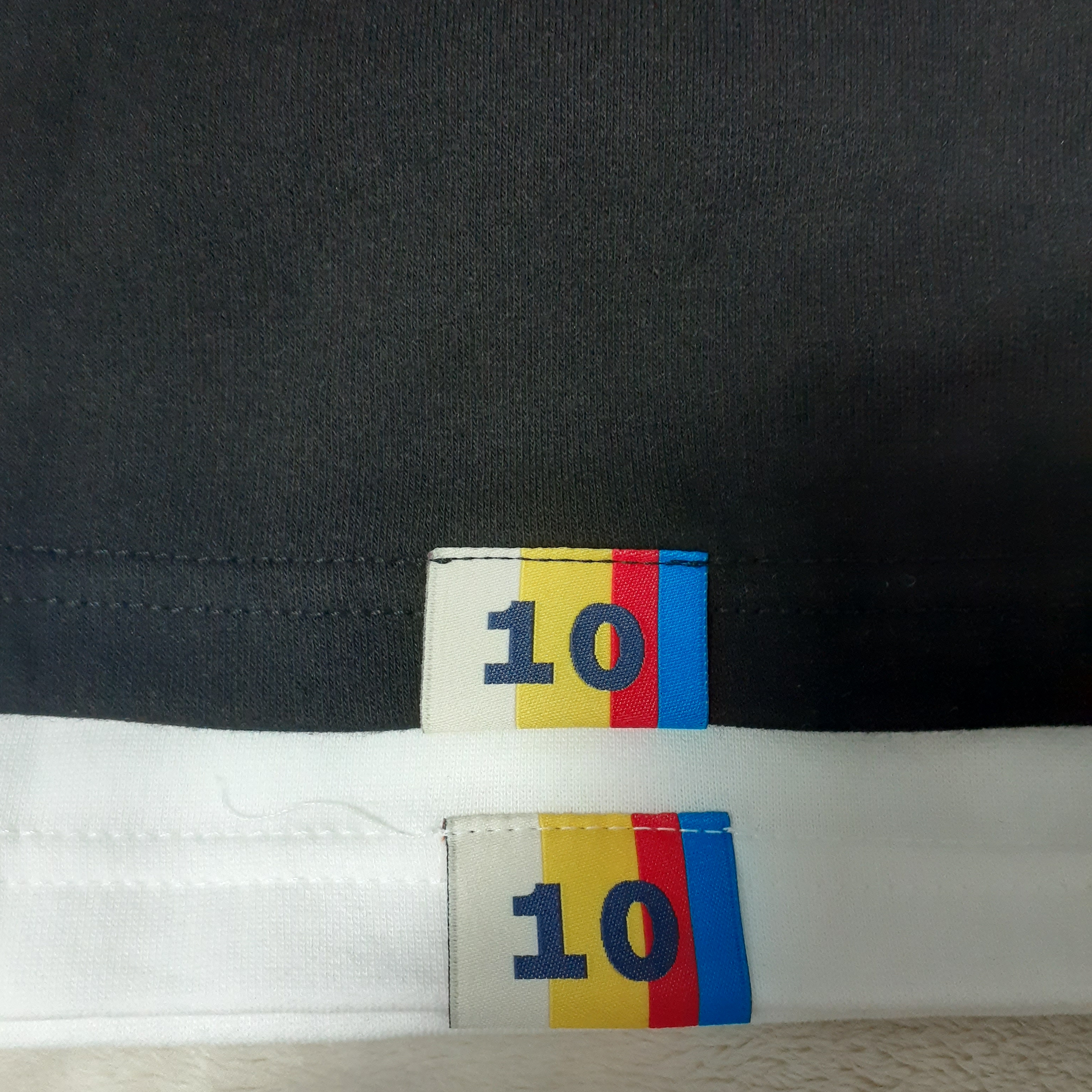 IAB Studio 10th Anniversary T-Shirts Pack White & Black (2 Pack), IAB Studio 10th Anniversary T-Shirt Black 착용 스타일