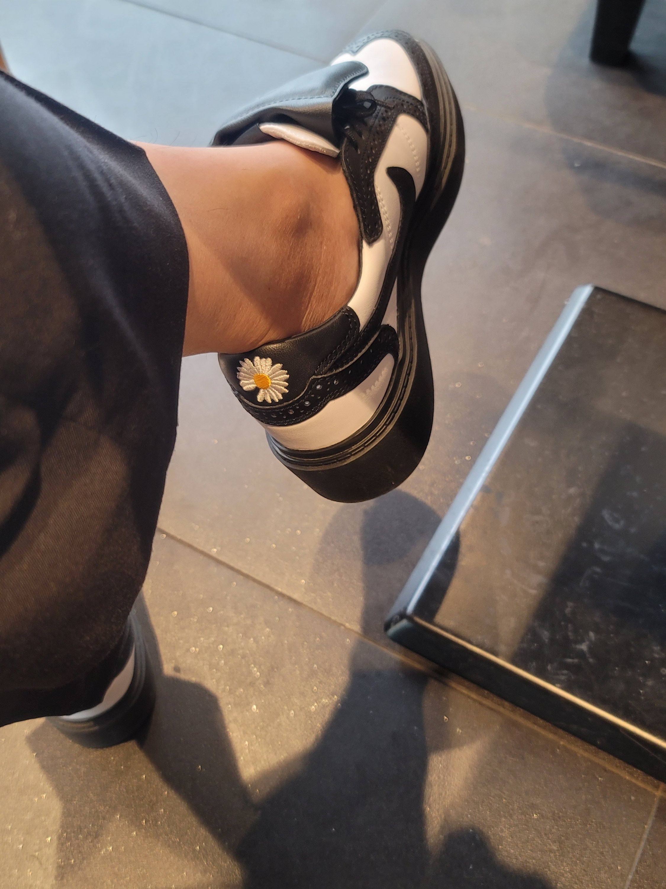 Nike x Peaceminusone Kwondo1 Black and White 착용 스타일