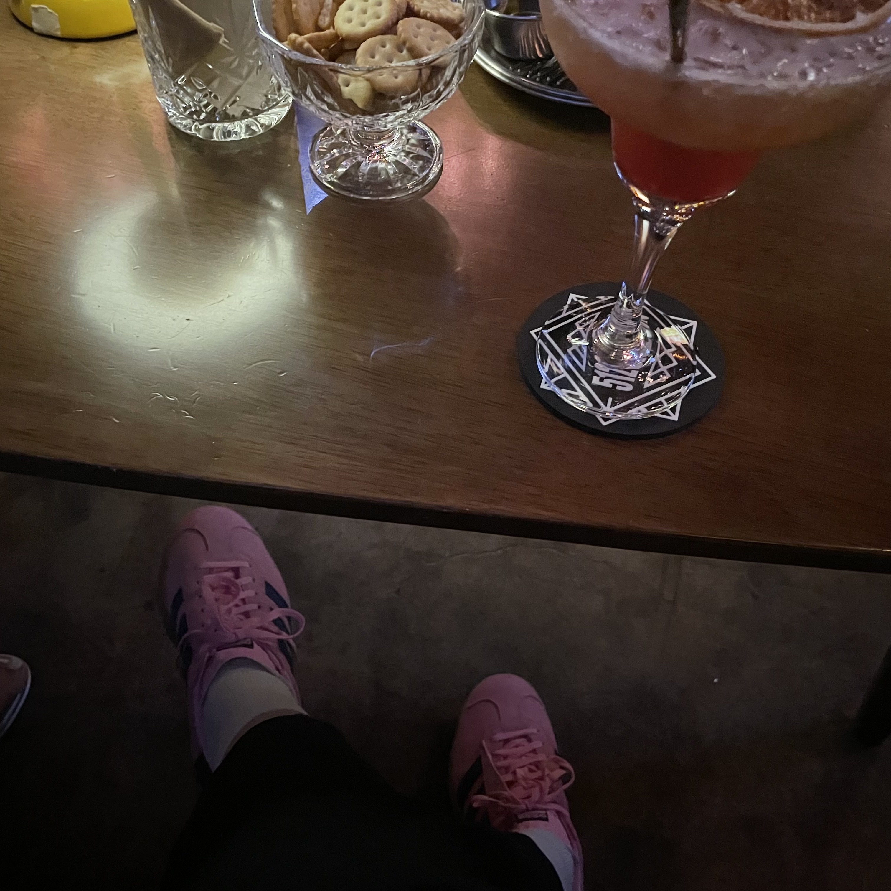 (W) Adidas Gazelle Bold Pink Glow Victory Blue 착용 스타일