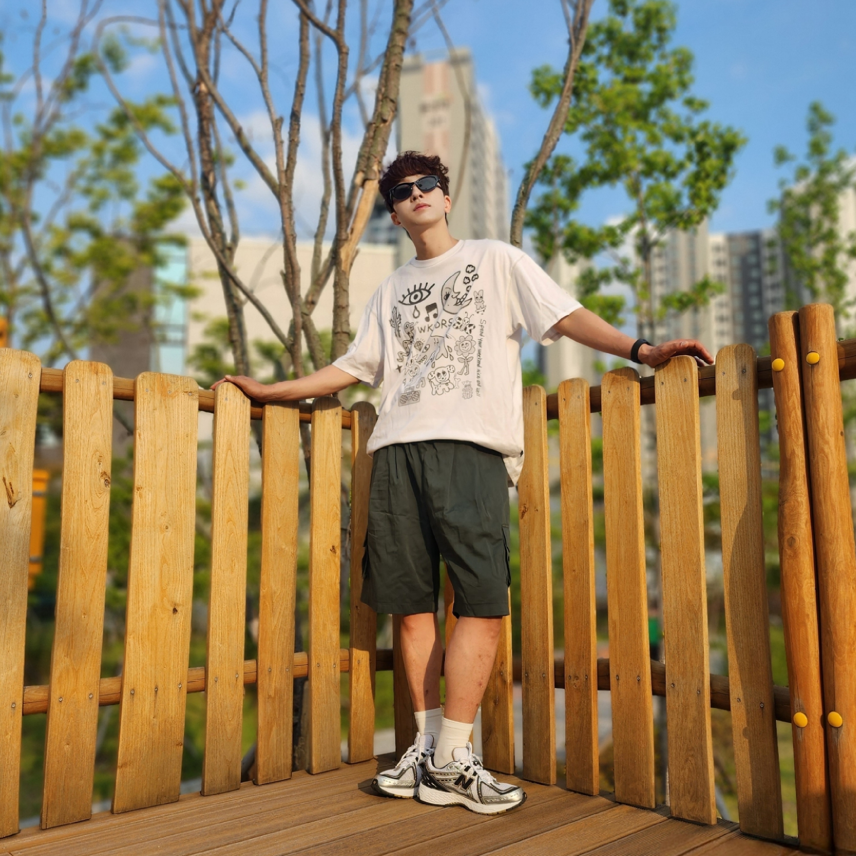 New Balance 1906R White Gold 착용 스타일 - 4