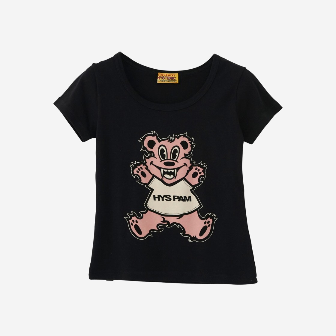 (W) Hysteric Glamour x P.A.M Firebear Chibi T-Shirt Black 상세 이미지 1