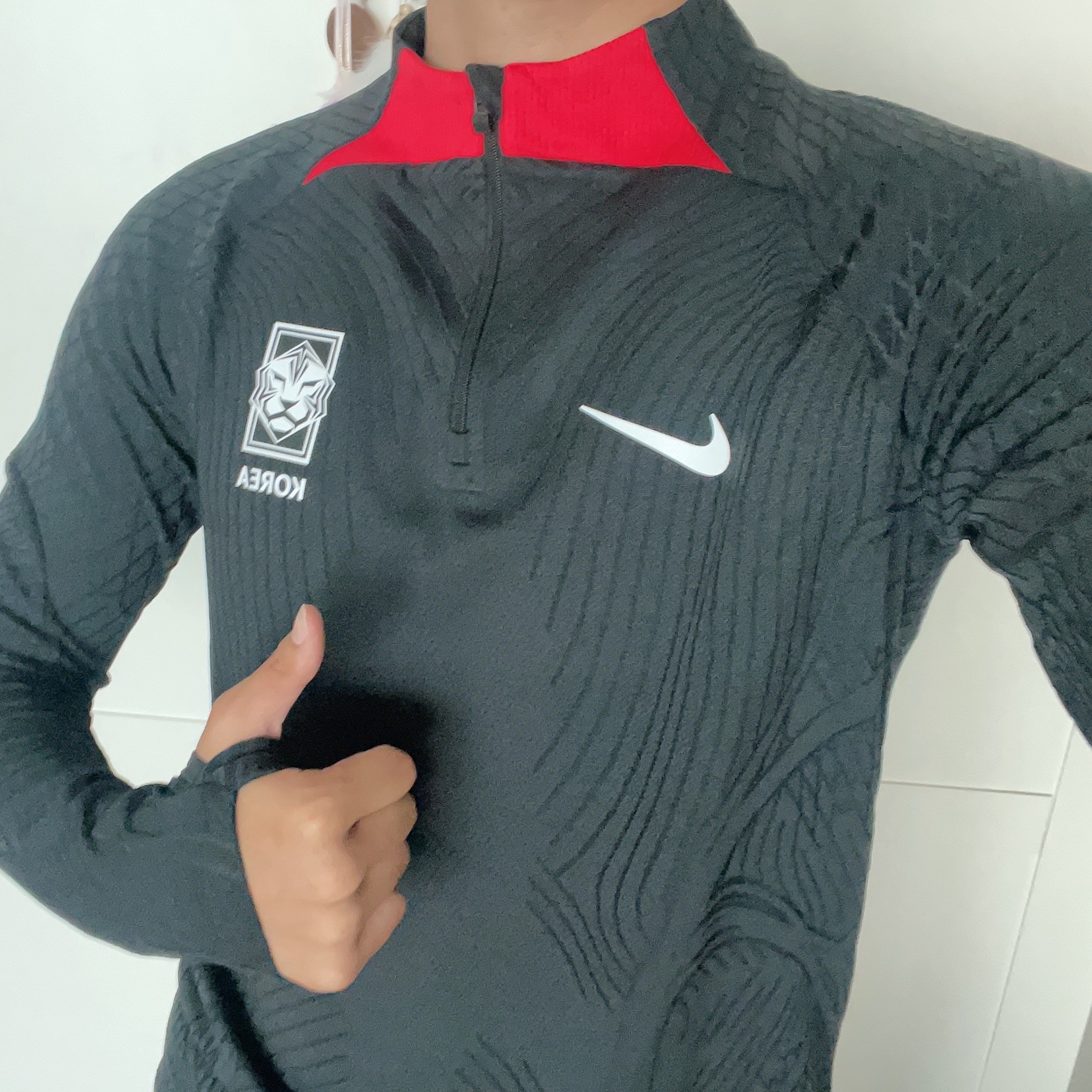 Nike Korea Strike Elite Dri-Fit ADV Drill Top Black - Asia 착용 스타일 - 2