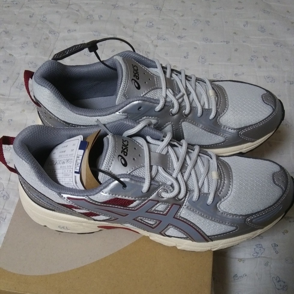 (W) Asics Gel-Venture 6 Glacier Grey Sheet Rock 착용 스타일 - 1