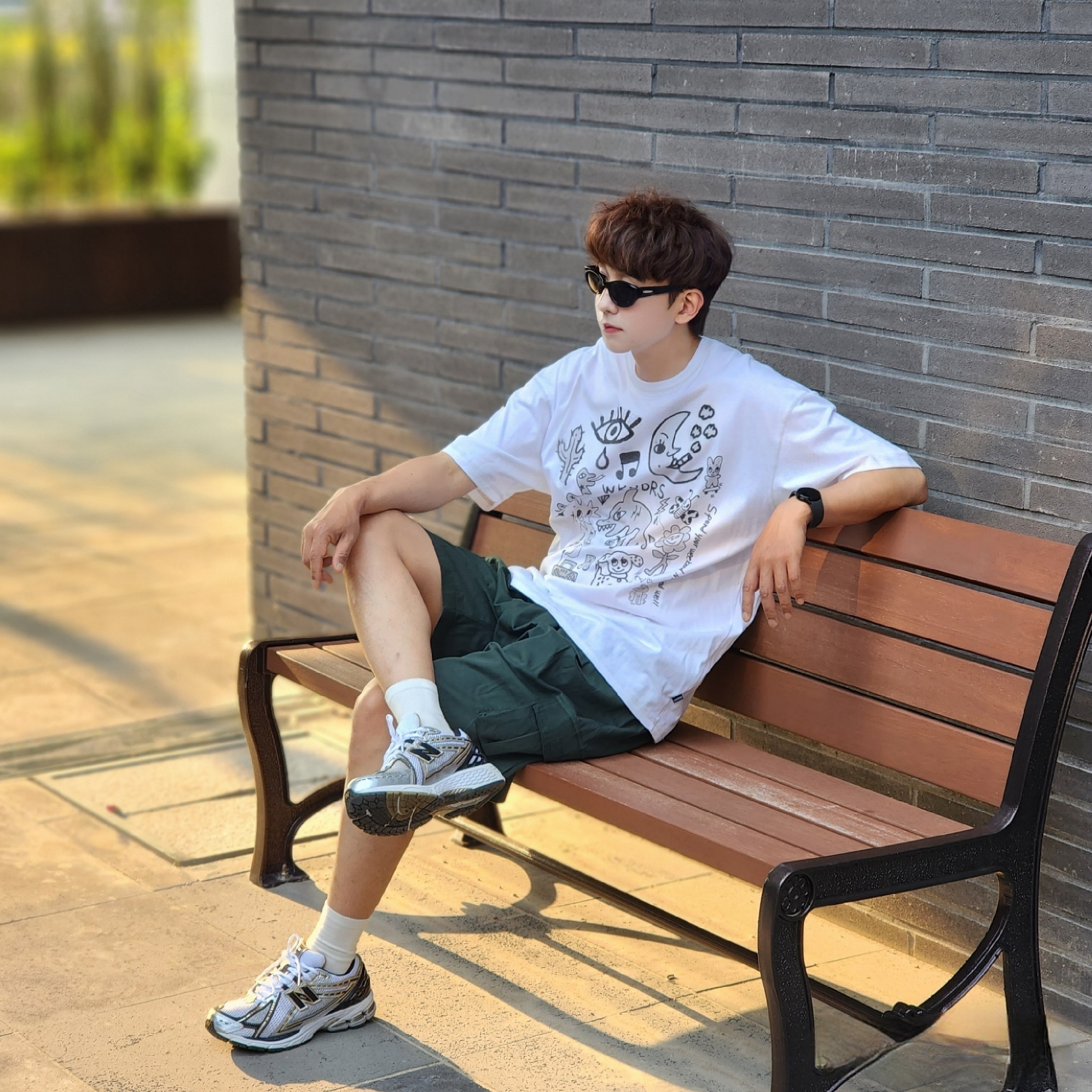 New Balance 1906R White Gold 착용 스타일 - 5