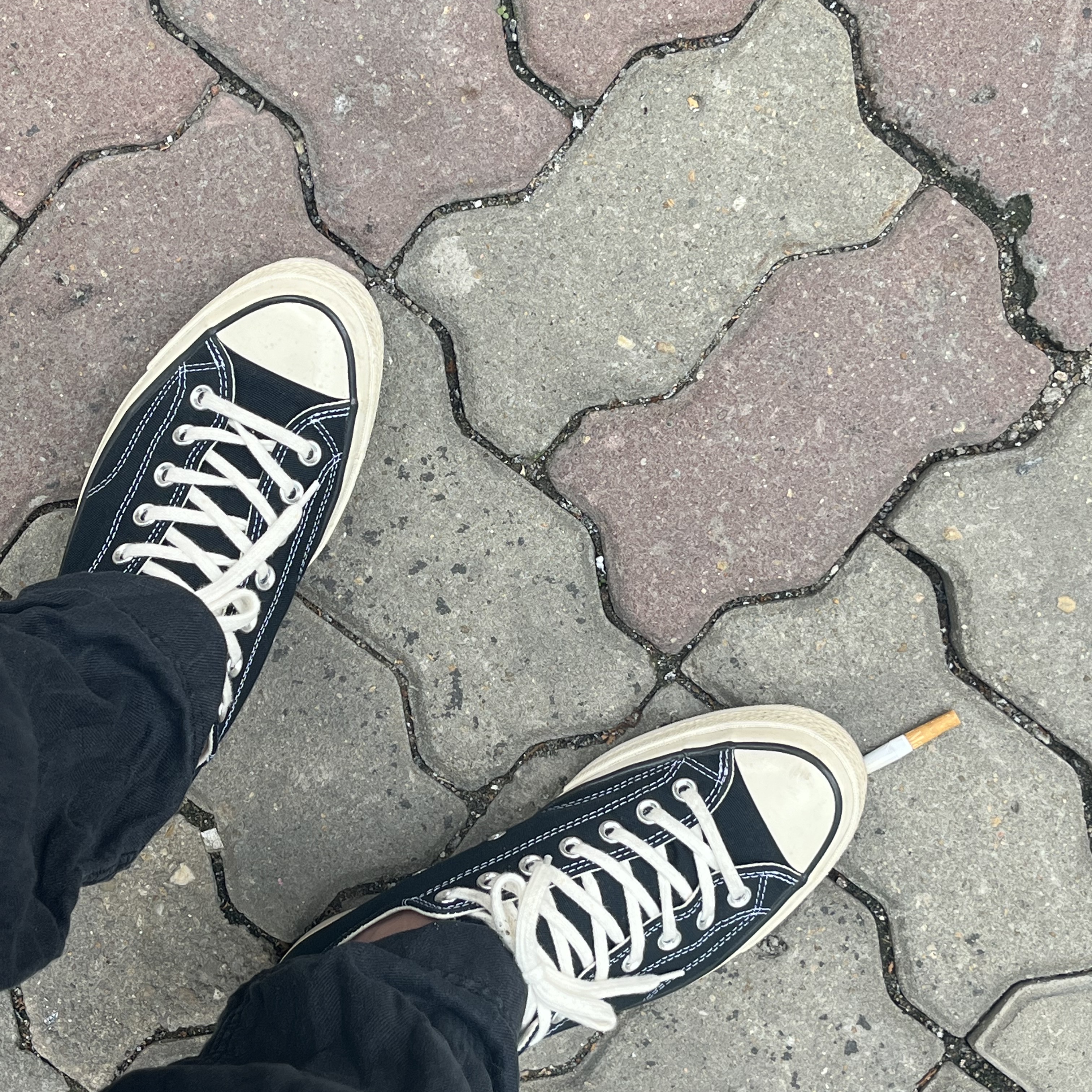 Converse Chuck 70 Ox Black - Standard 착용 스타일