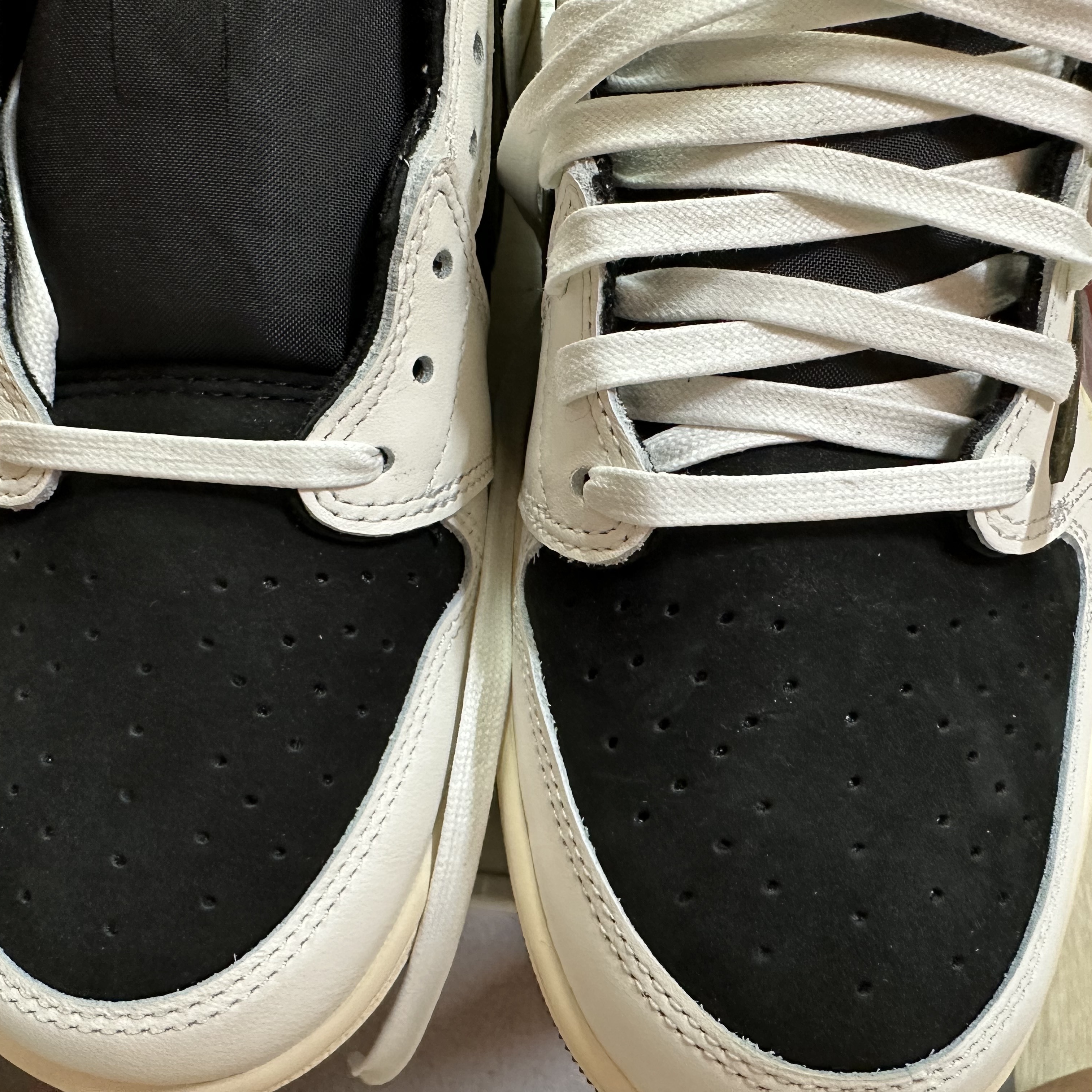 (W) Jordan 1 x Travis Scott Retro Low OG SP Medium Olive 착용 스타일
