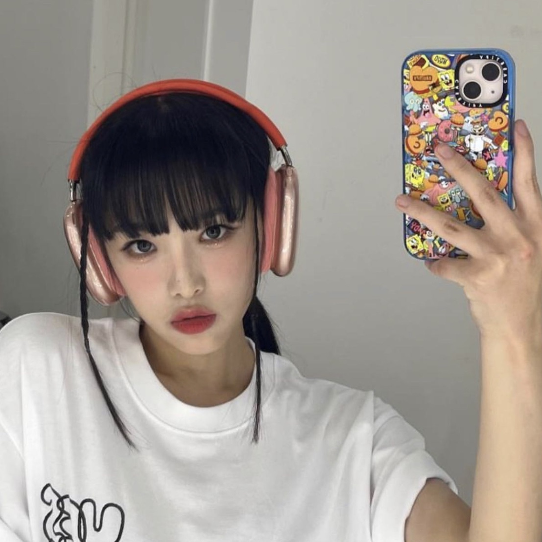 Apple AirPods Max Lightning Pink (Korean Ver.) 착용 스타일