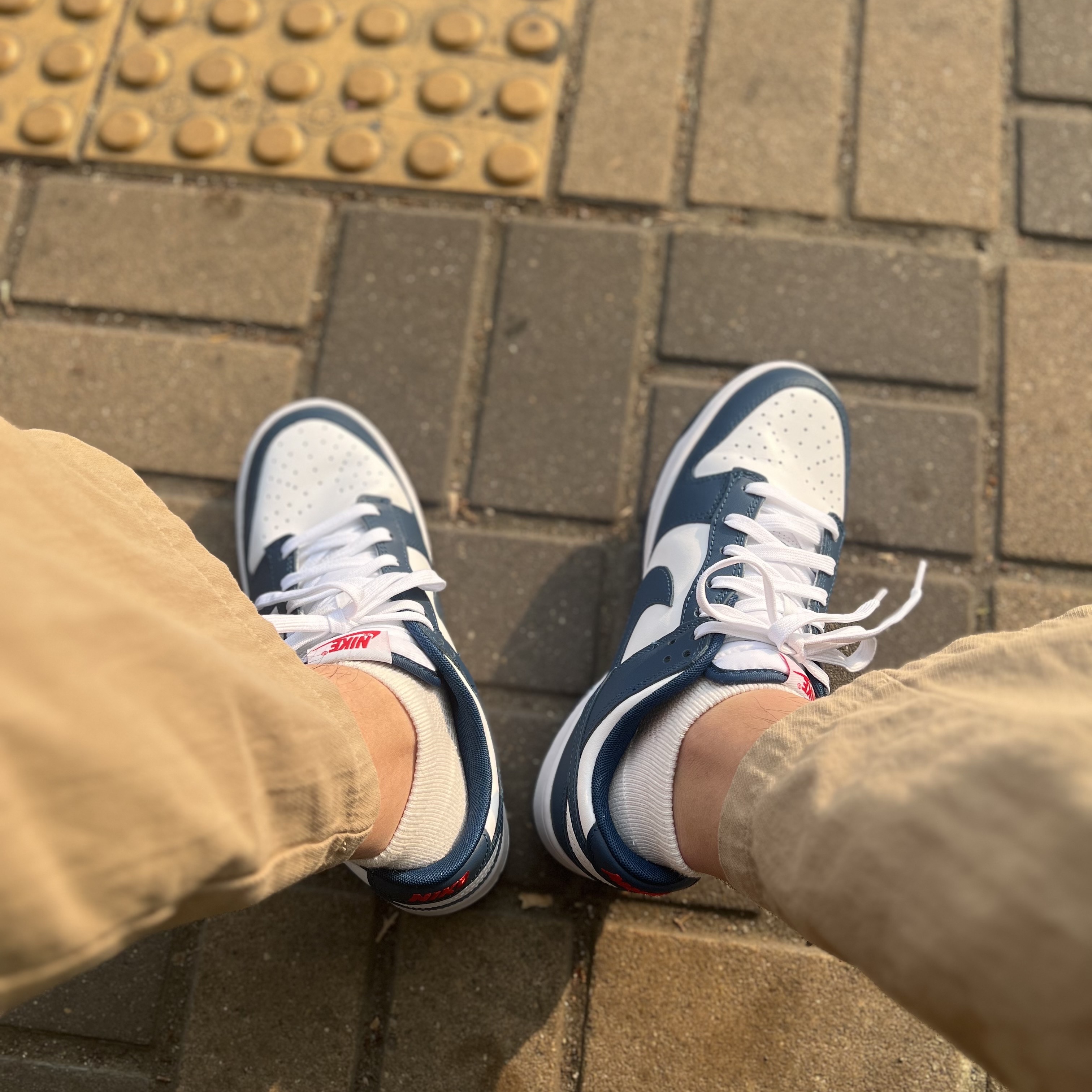 Nike Dunk Low Retro Valerian Blue 착용 스타일