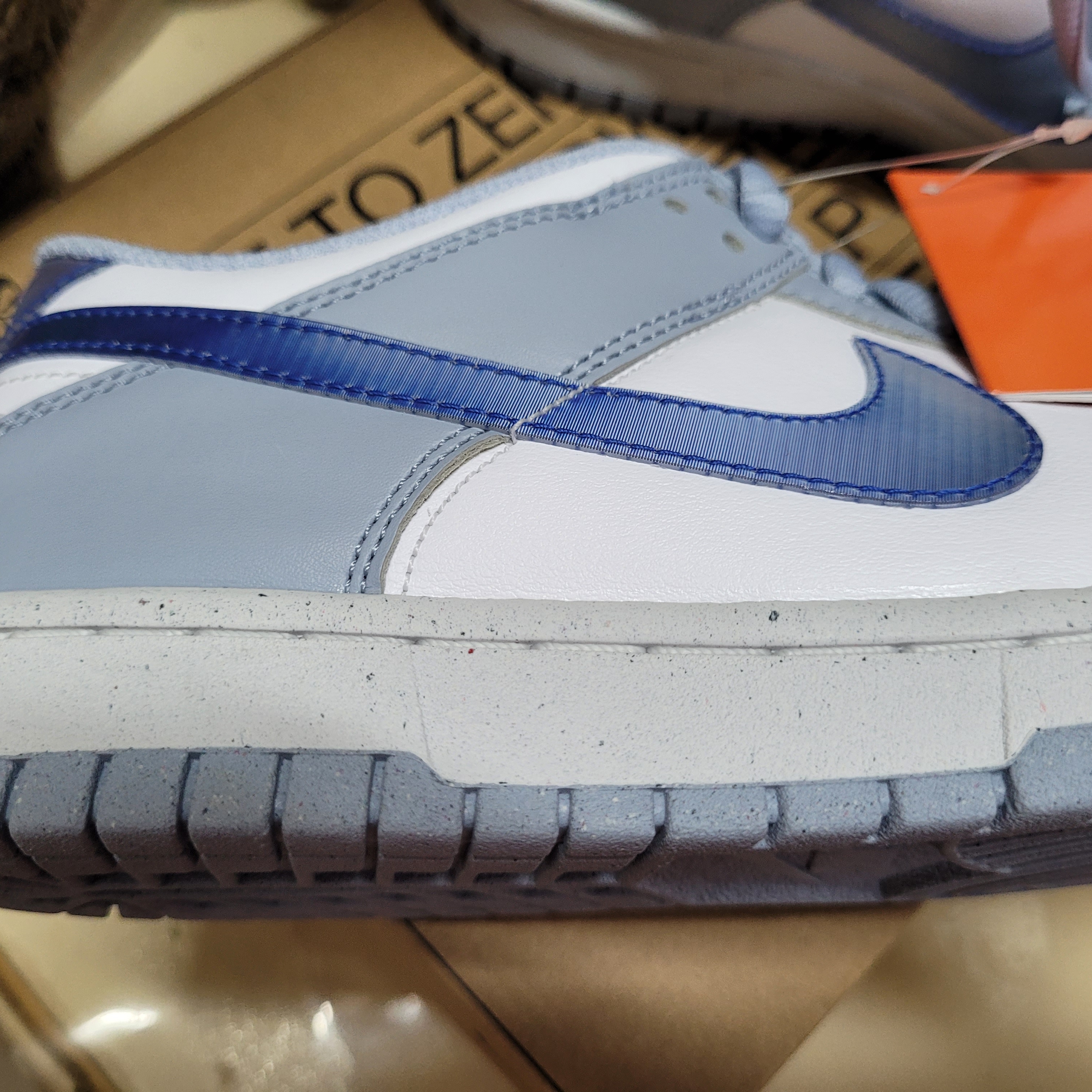 (GS) Nike Dunk Low NN KWE Blue Whisper 착용 스타일 - 5