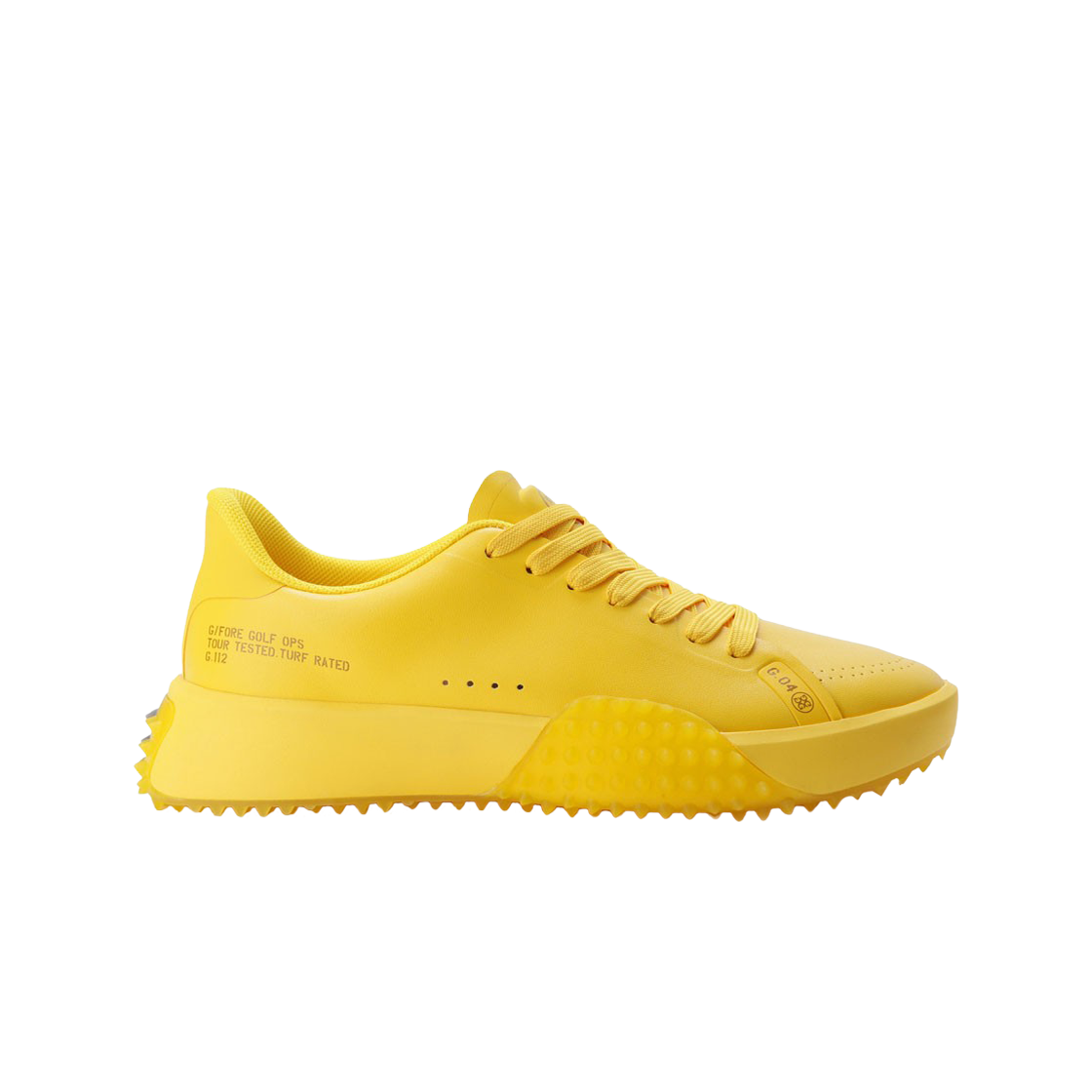 (W) 지포어 G. 112 골프 슈즈 옐로우((W) G/Fore G. 112 Golf Shoes Yellow) - 1