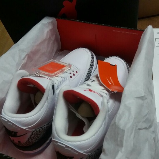 Jordan 3 Retro Free Throw Line White Cement 착용 스타일