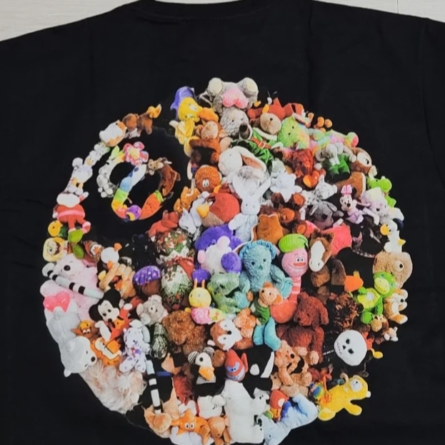 Stussy Plush T-Shirt Black 착용 스타일 - 2