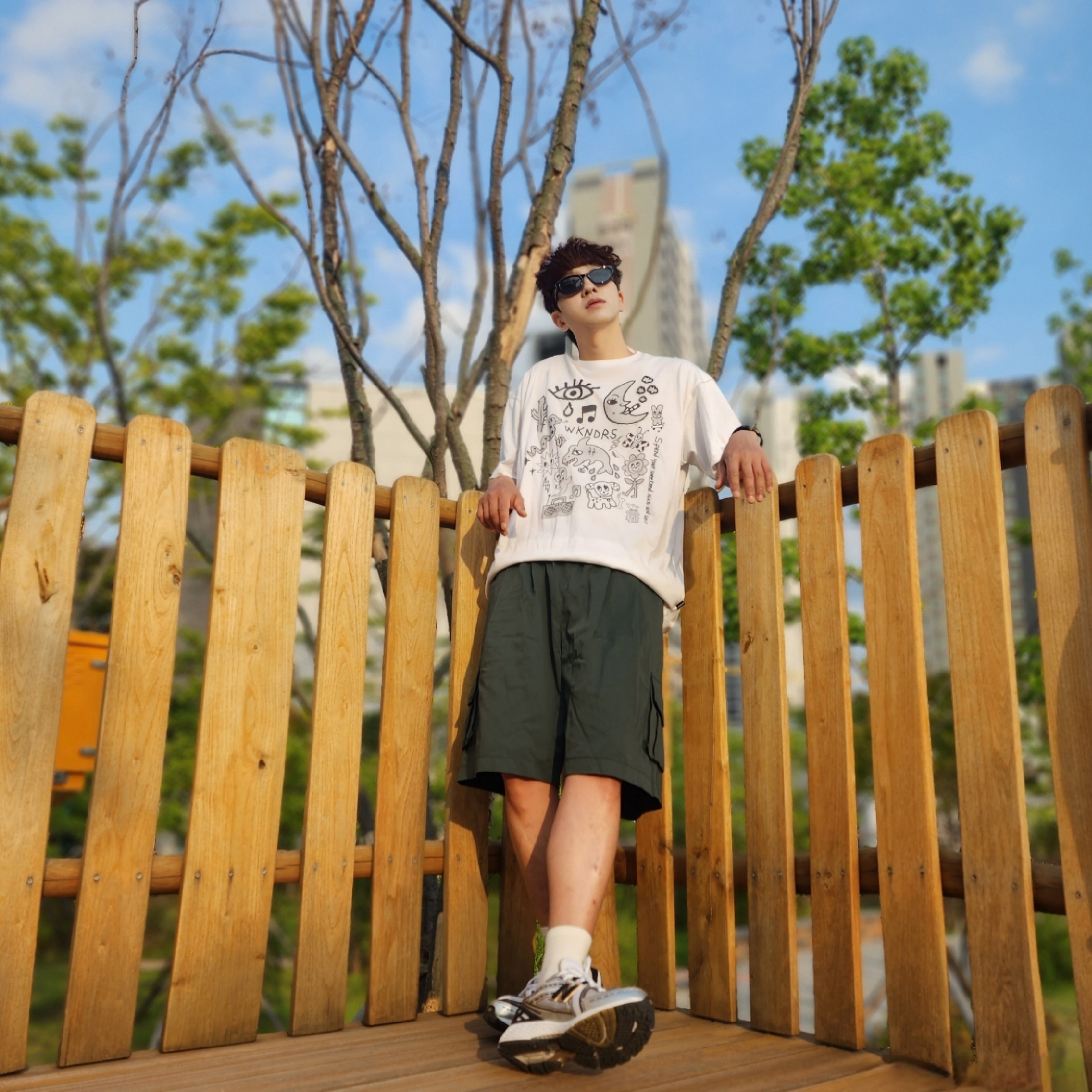 New Balance 1906R White Gold 착용 스타일 - 3