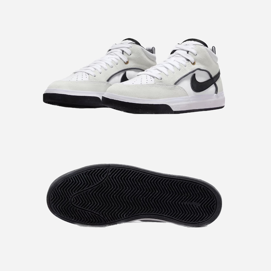 Nike SB Bruin React Jade Smoke, Nike SB Bruin React Black White Gum 착용 스타일 - 2
