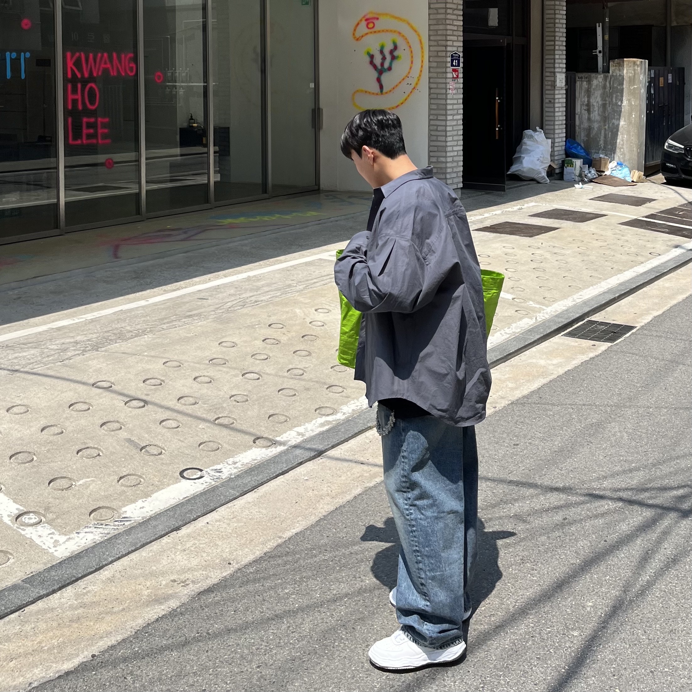 Undermycar Leachianus Multiple Tangles Double Logo Chain Down Blue - 23SS, Maison Mihara Yasuhiro Wayne OG Sole Leather Low-top Sneakers White 착용 스타일