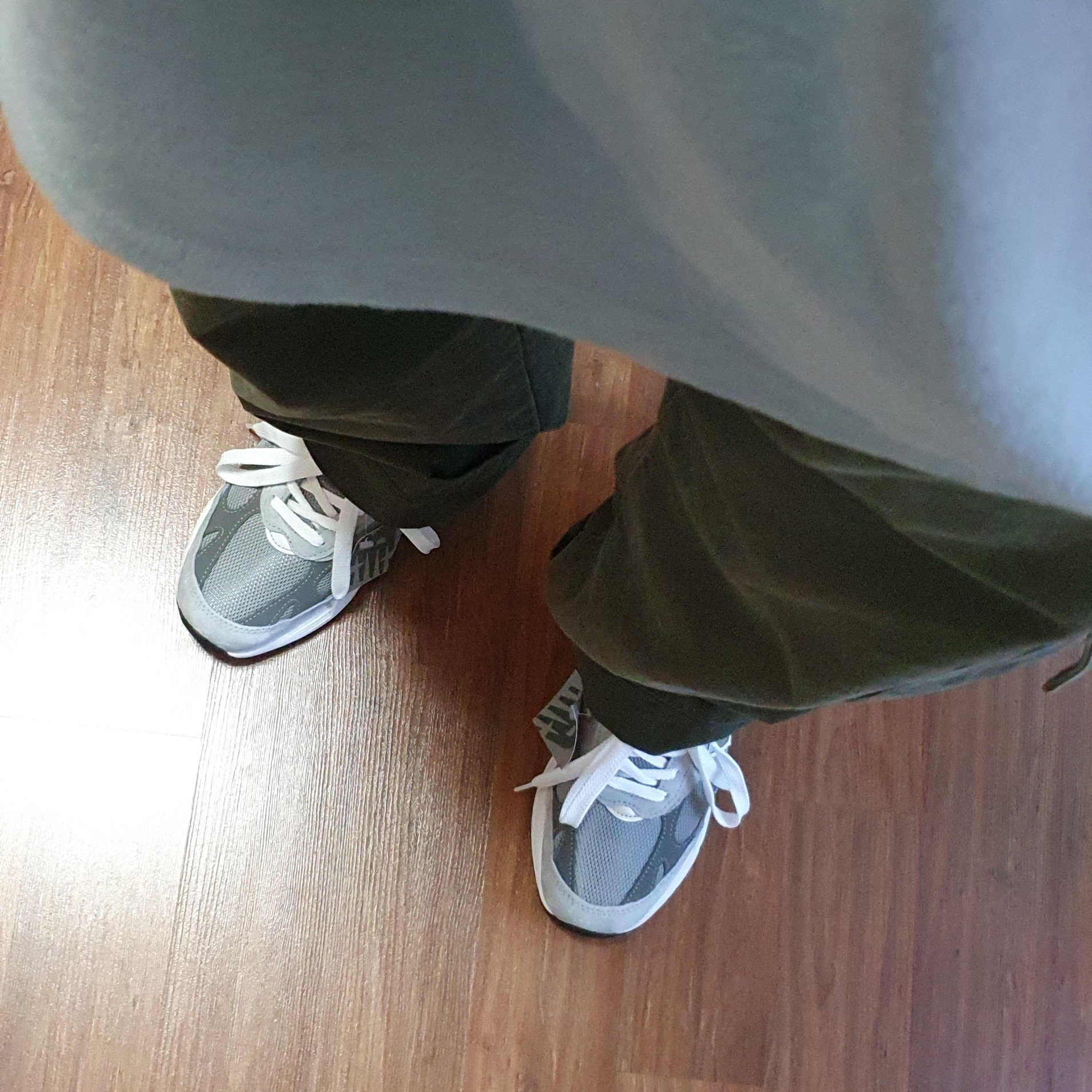 New Balance 993 Made in USA Grey - D Standard 착용 스타일 - 1